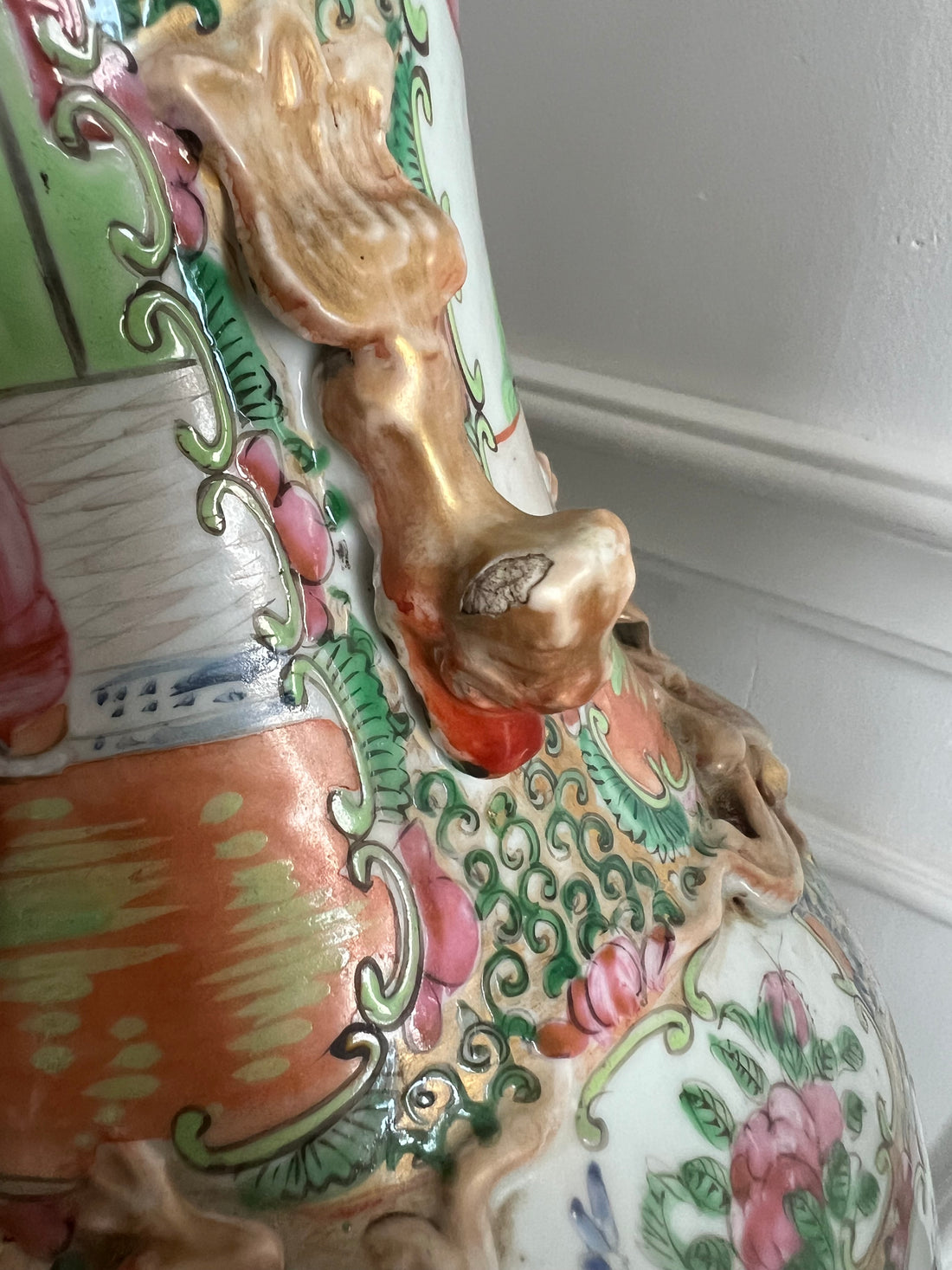 Paire de vases de Canton XIXème (livraison incluse)