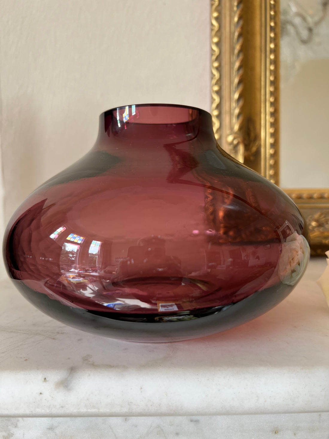 Vase en cristal écossais Caithness