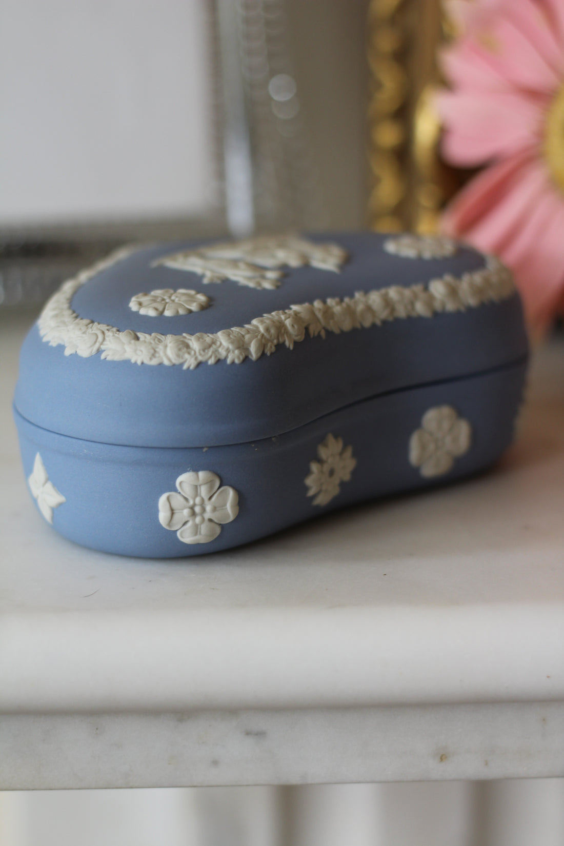 Boîte coeur Wedgwood en jasper