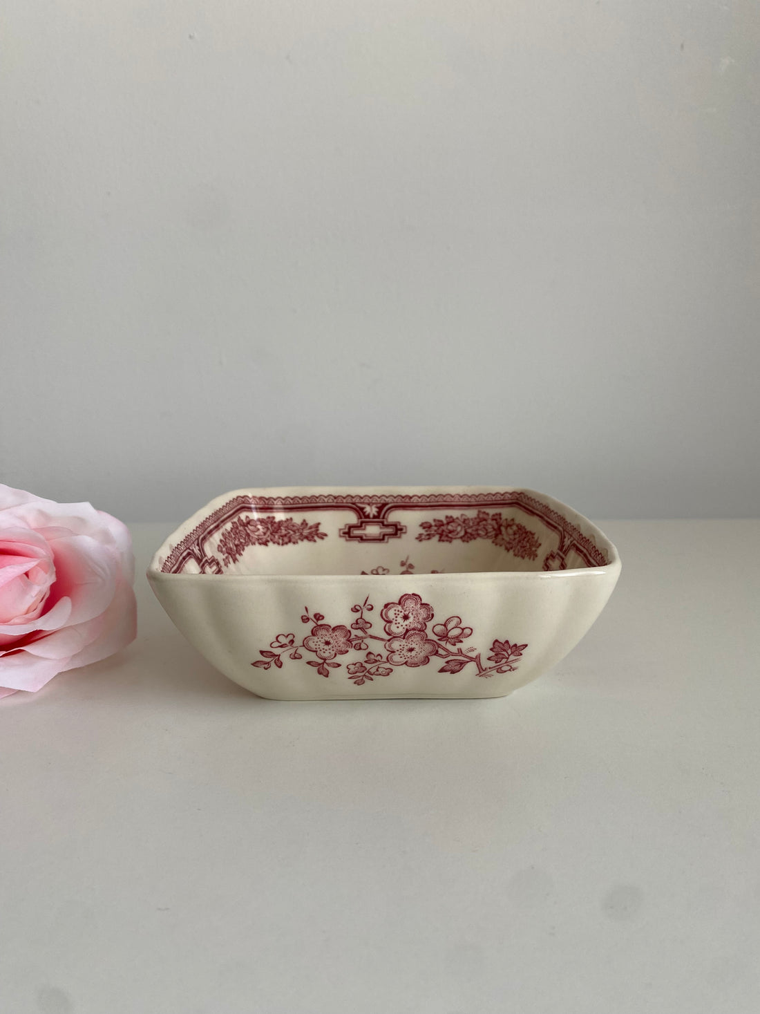 Bol anglais floral XXème