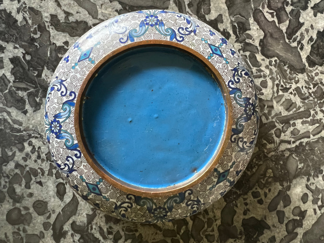 Coupe chinoise XIXème cloisonnée