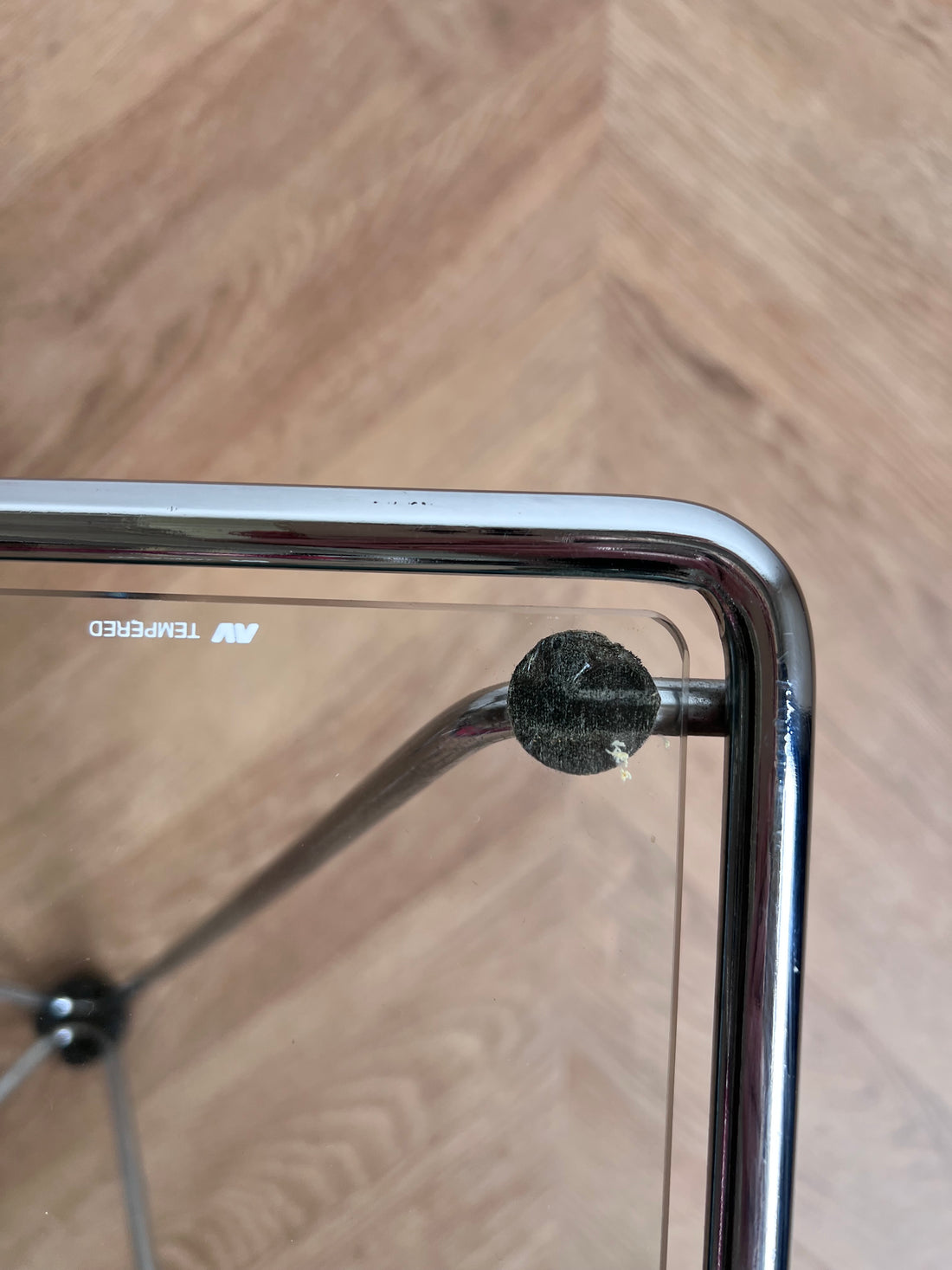 Table basse verre et métal (livraison incluse France et Belgique)