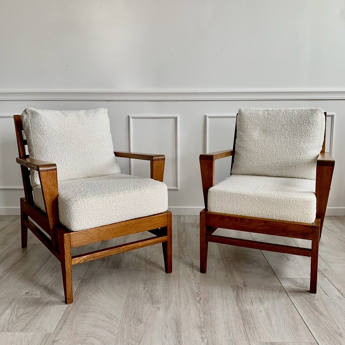 Paire de fauteuils René Gabriel 1950