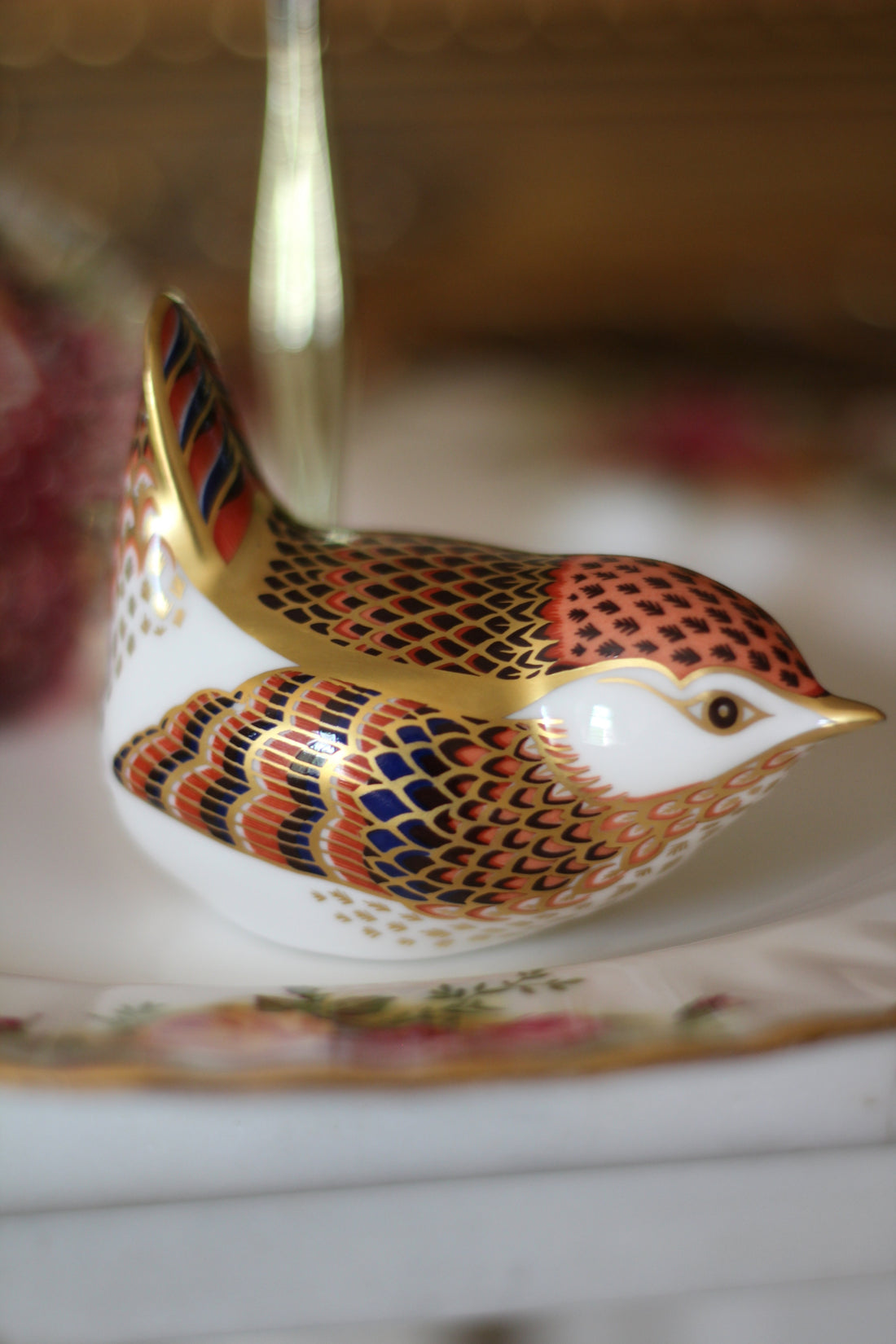 Roitelet Royal Crown Derby, le luxe anglais
