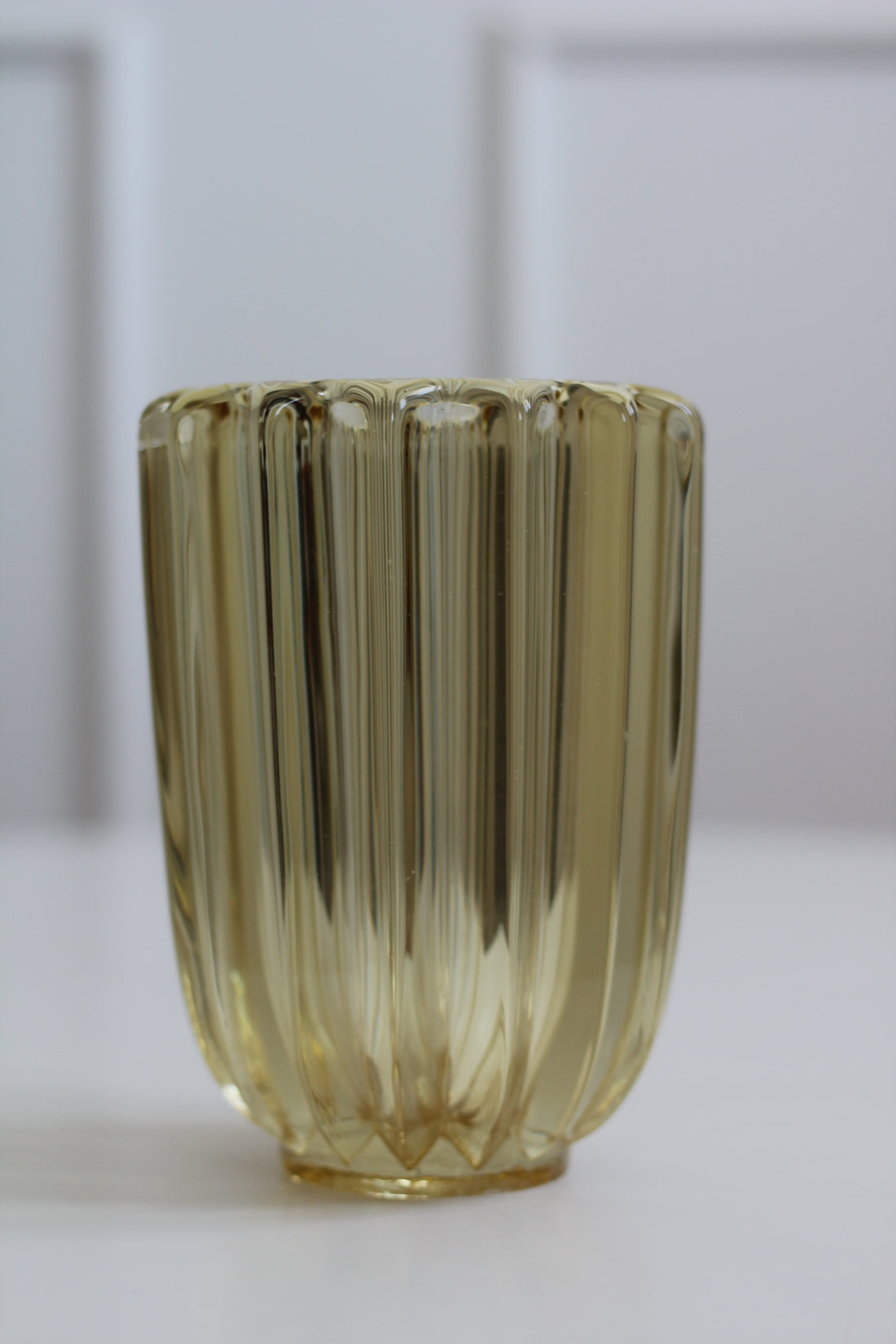 Vase en cristal Pierre D'Avesn Art Déco 1930
