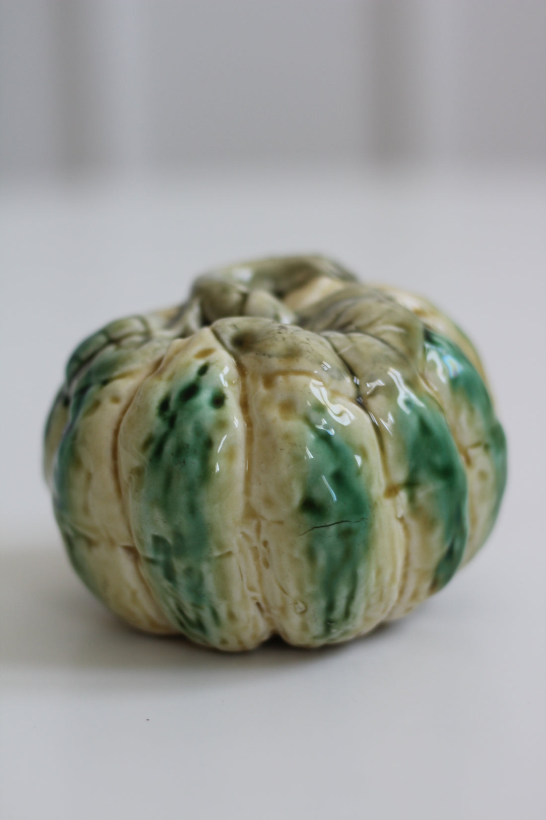 Courge tirelire en barbotine Gustave De Bruyn, Lille-Fives 1890-1900