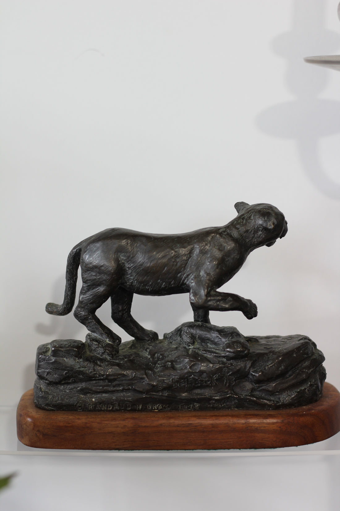 Puma en bronze - Angleterre, XXème