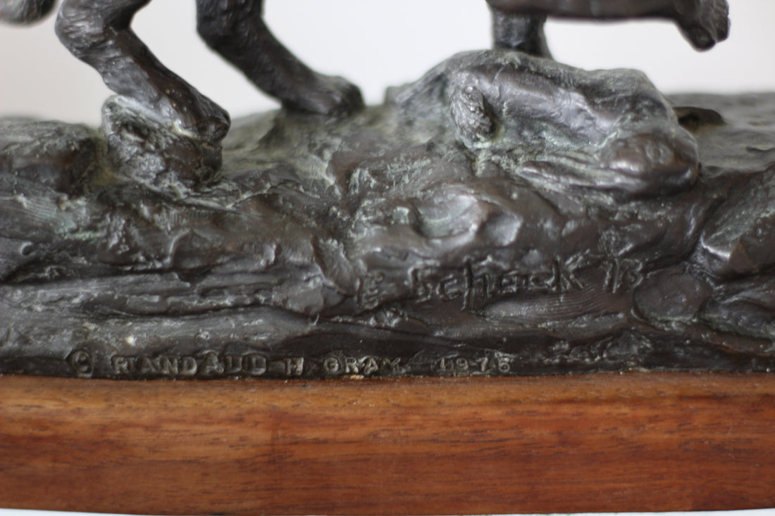 Puma en bronze - Angleterre, XXème
