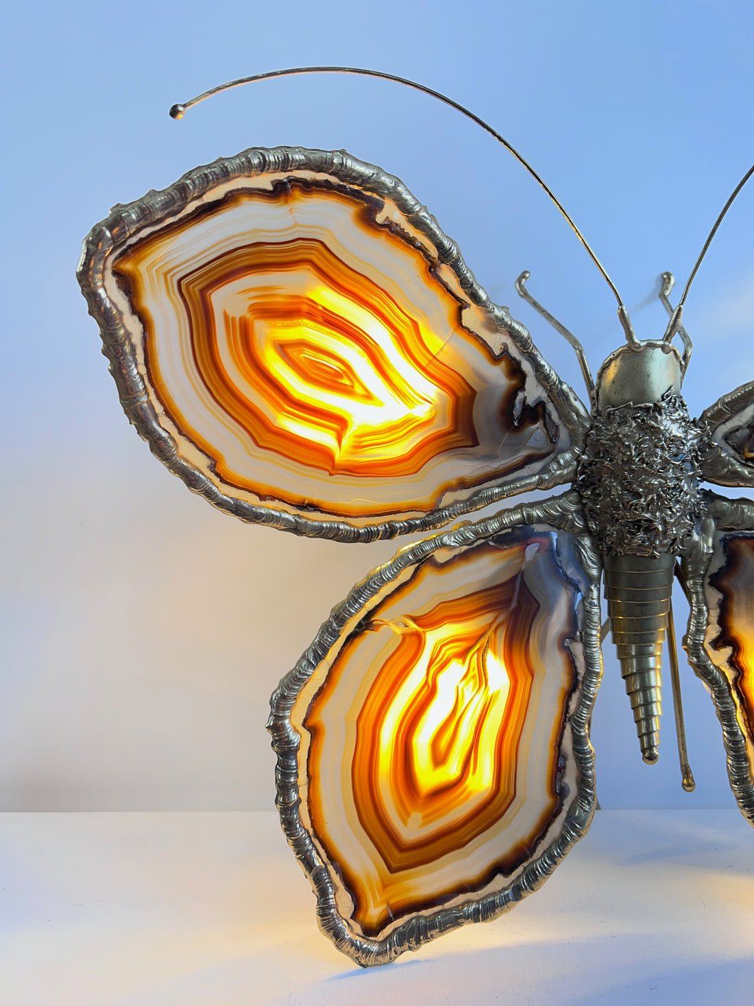 Luminaire papillon Duval Brasseur 1970