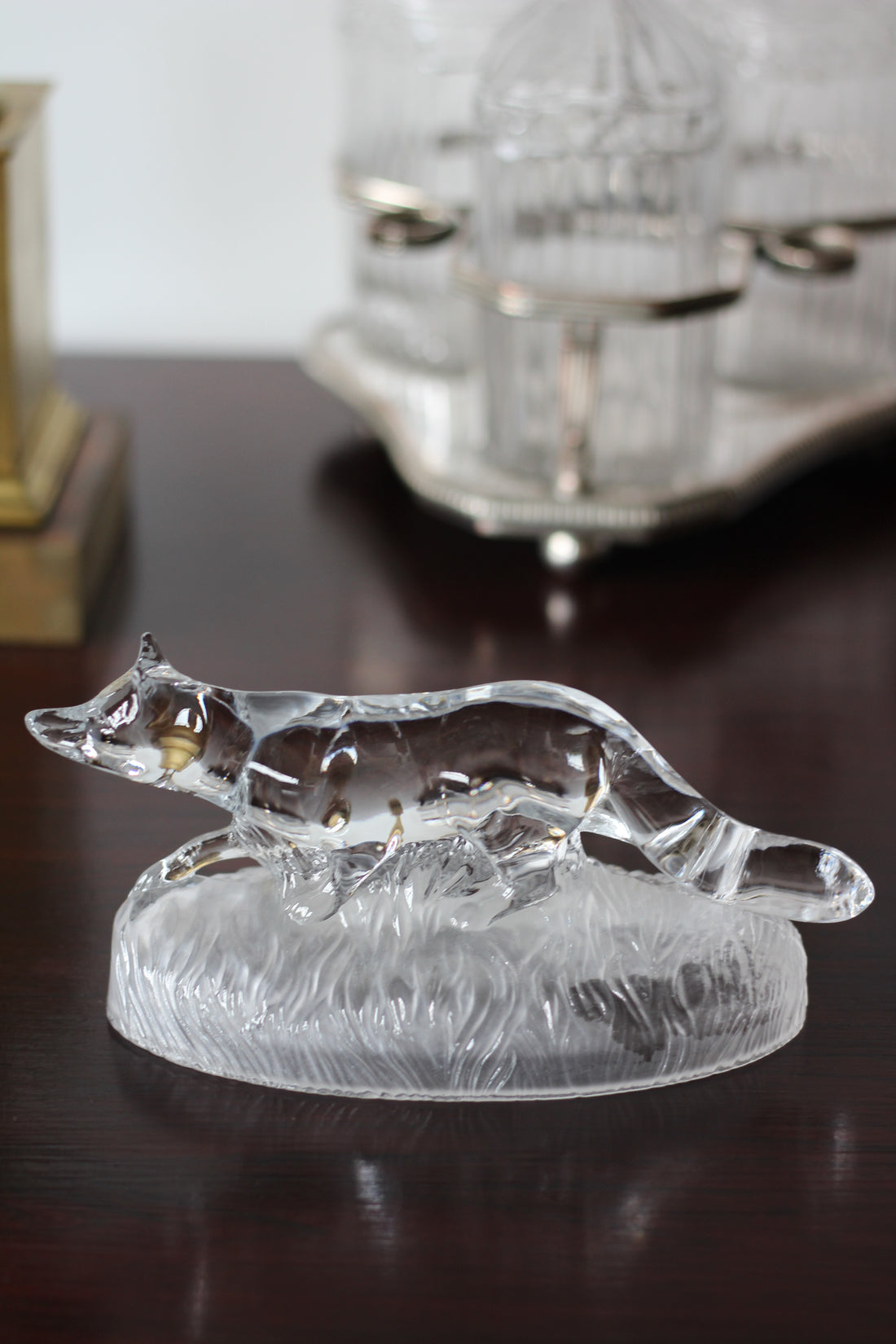 Renard en cristal, XXème