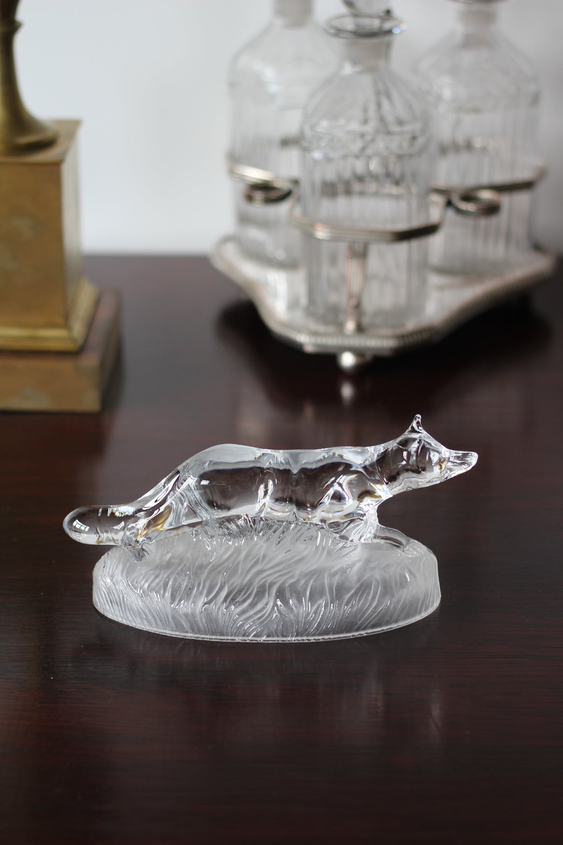 Renard en cristal, XXème