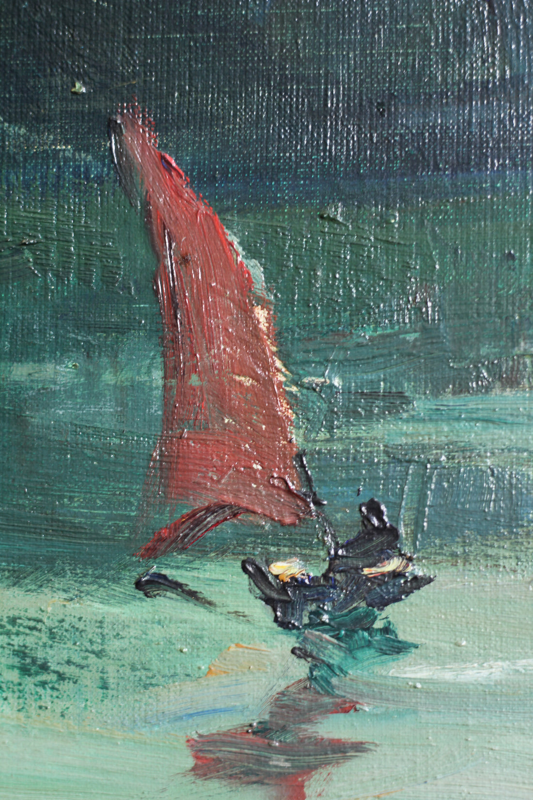 Albert Raty (1889-1970) - Vue du lac d'Annecy et de Talloires