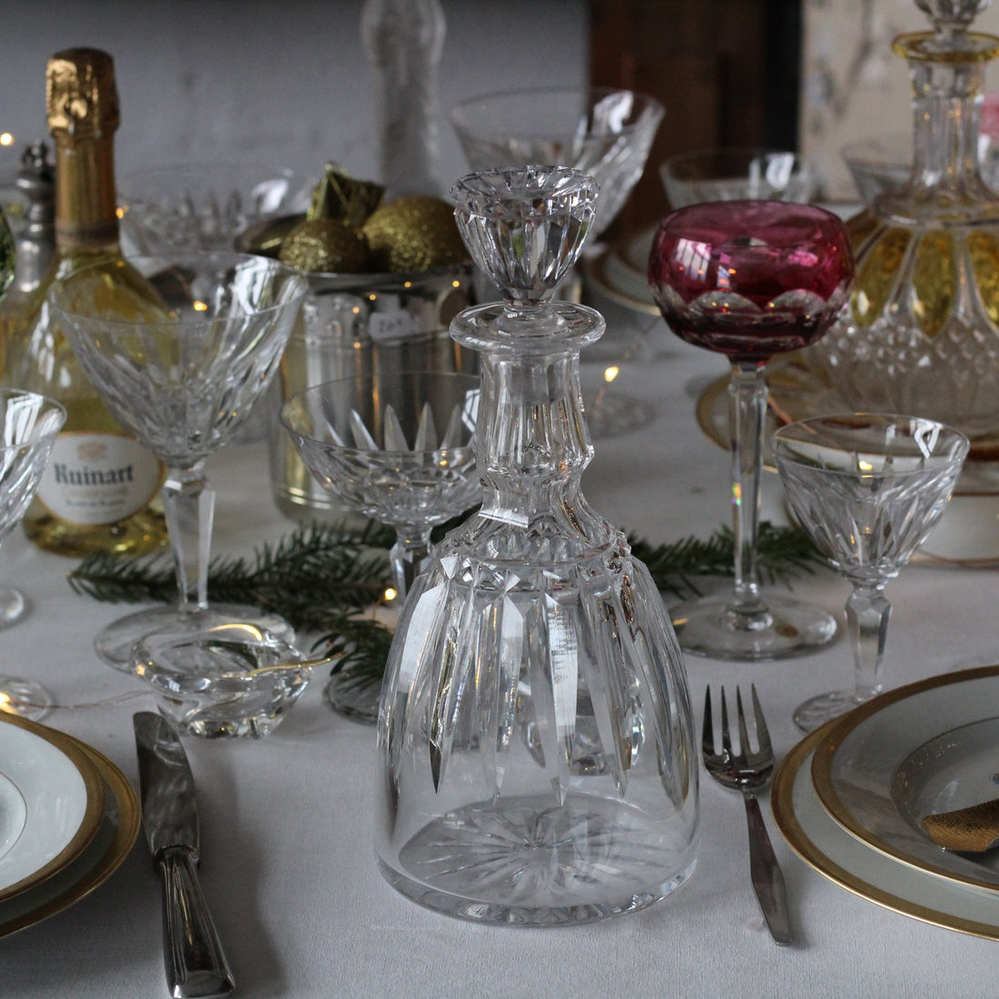 12 verres à eau en cristal Baccarat - Art de la Table - Boutique - Broc'  Martel