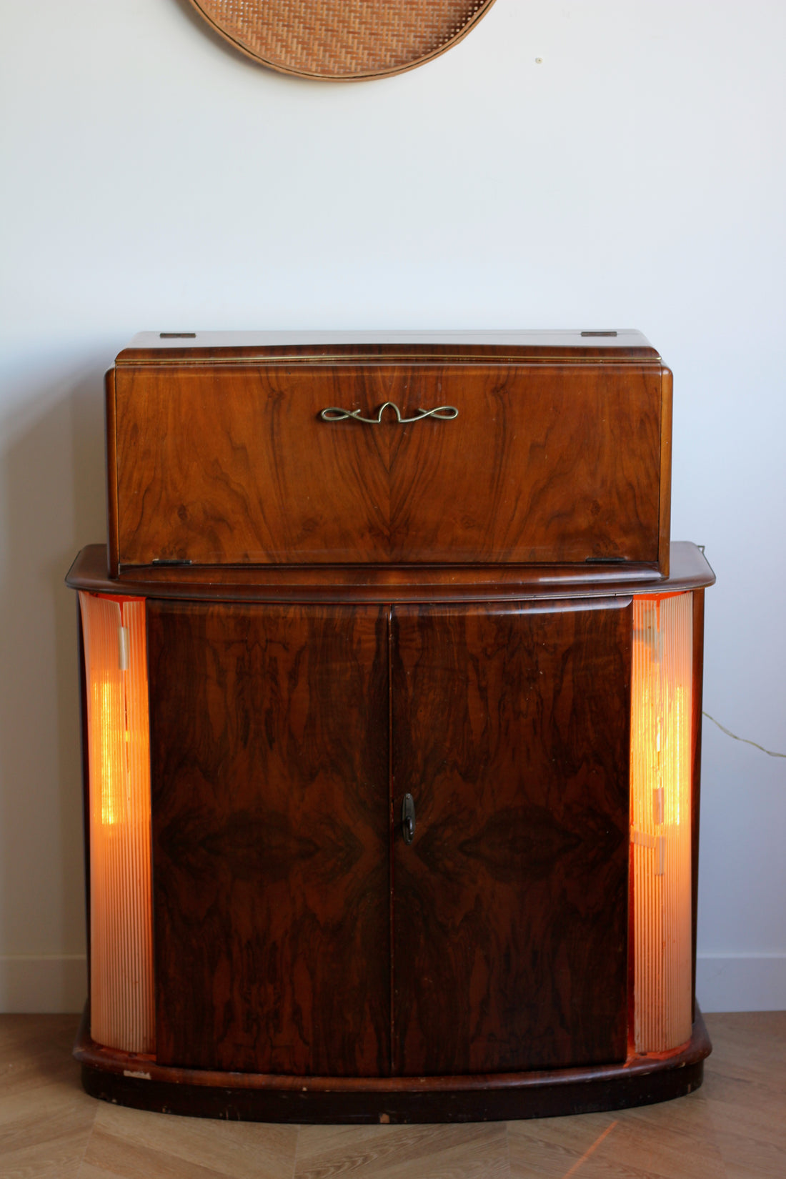 Bar à cocktails anglais lumineux, Rivington, années 1940-1950