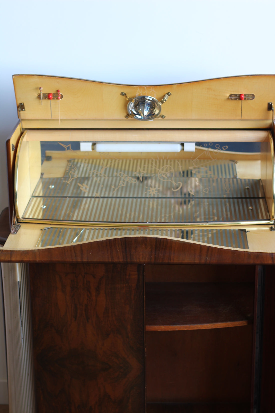 Bar à cocktails anglais lumineux, Rivington, années 1940-1950