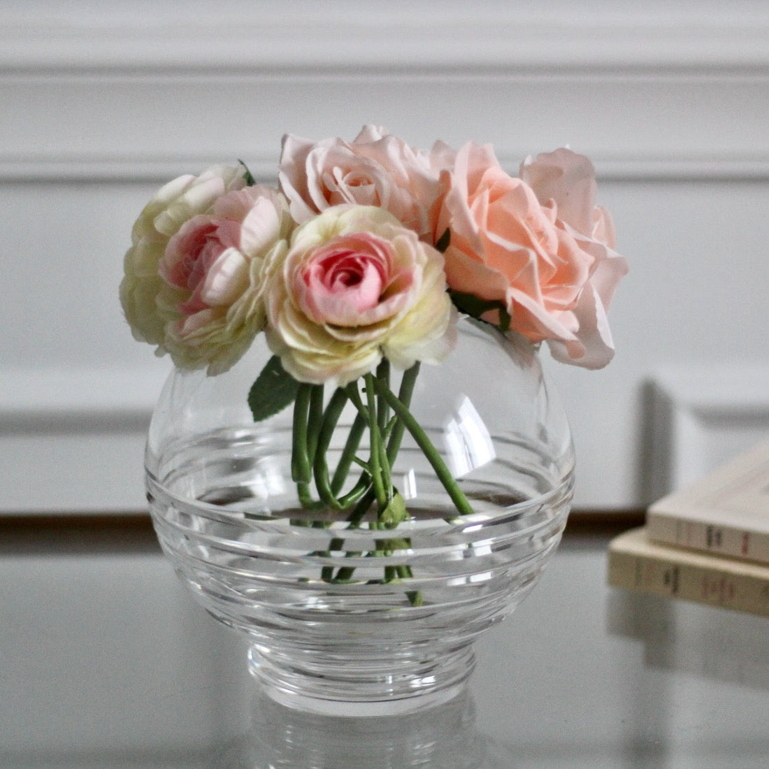 Vase à roses rond Saint Louis