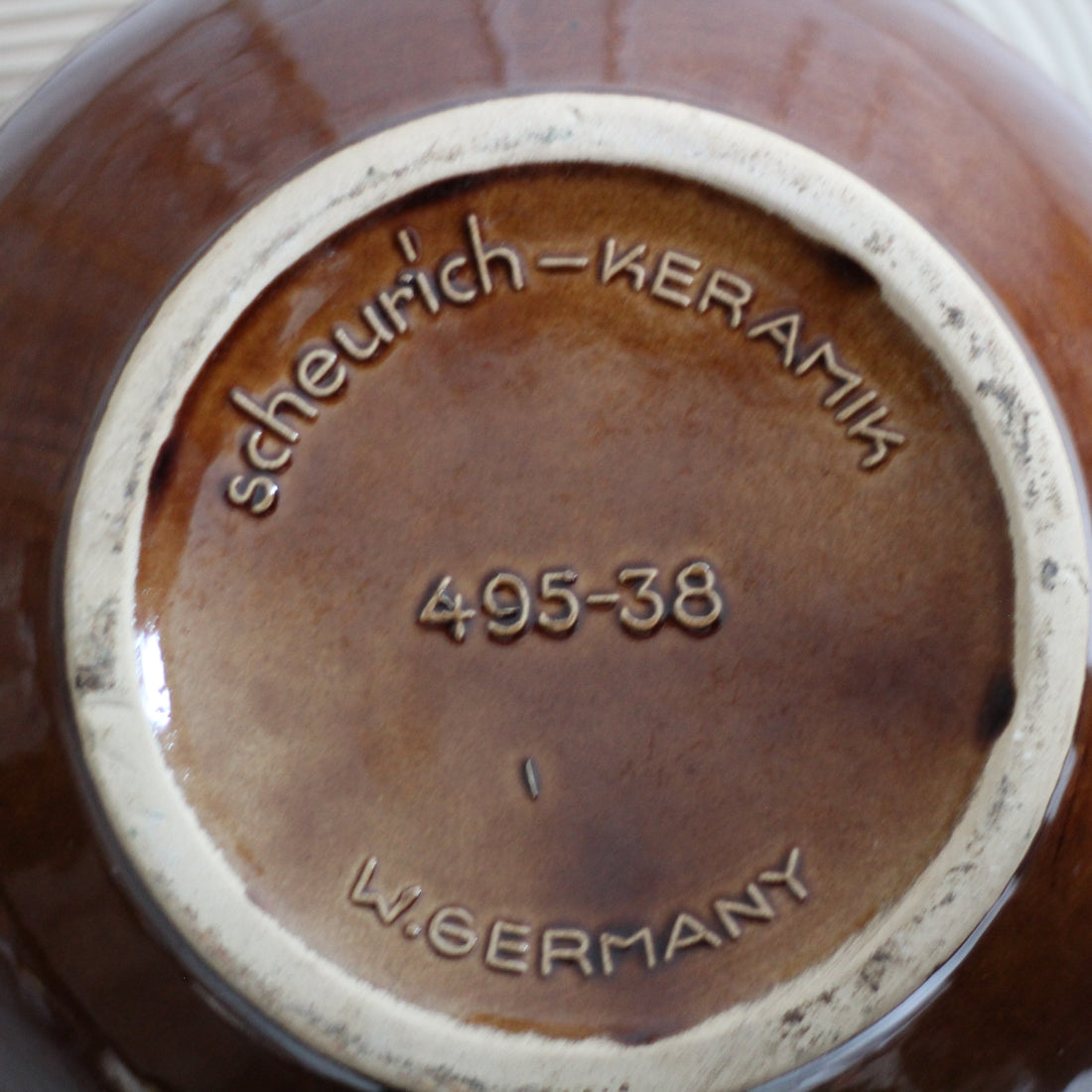 Grand vase Scheurich Keramik – West Germany – années 1960-70