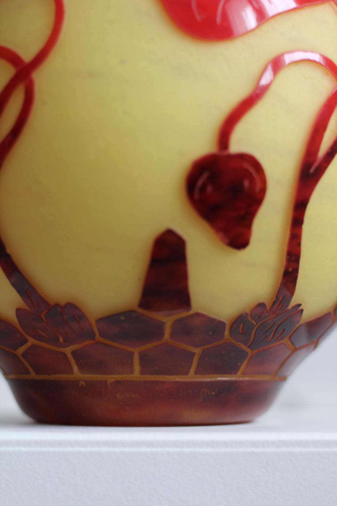 Vase "Pavots" Le Verre Français -  Charles Schneider, 1920-1925