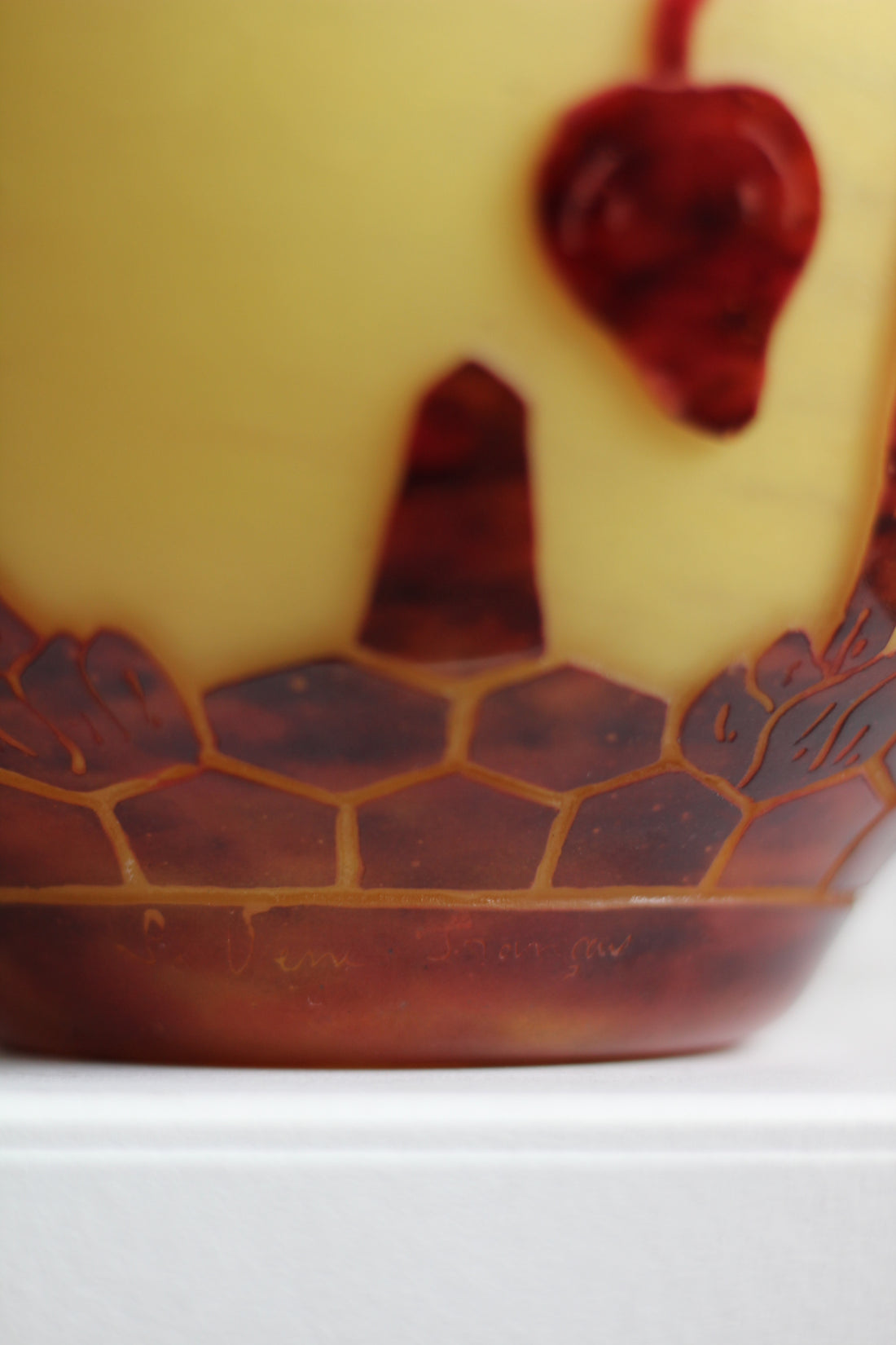 Vase "Pavots" Le Verre Français -  Charles Schneider, 1920-1925
