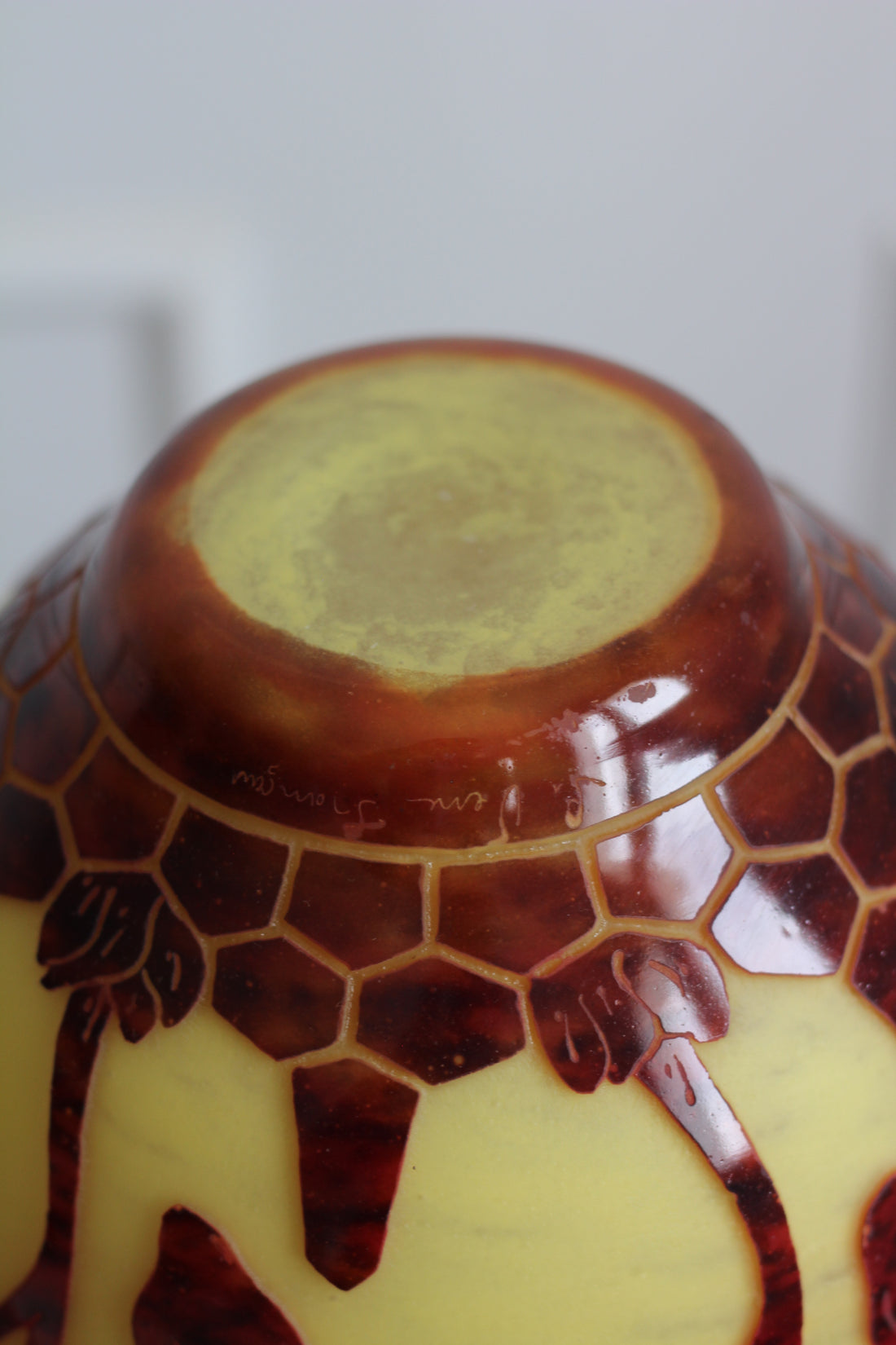 Vase "Pavots" Le Verre Français -  Charles Schneider, 1920-1925