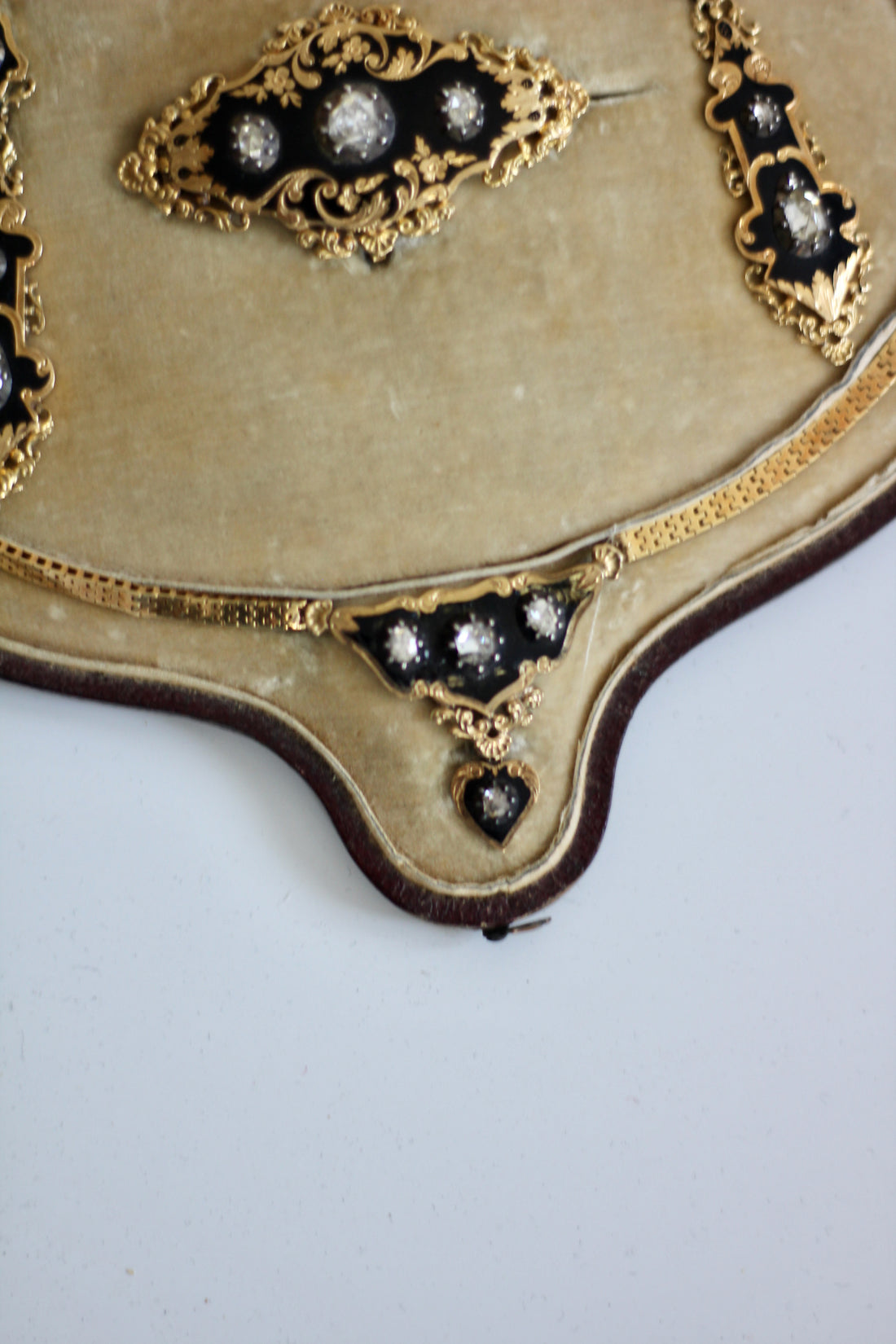 Parure Napoléon III or et diamants