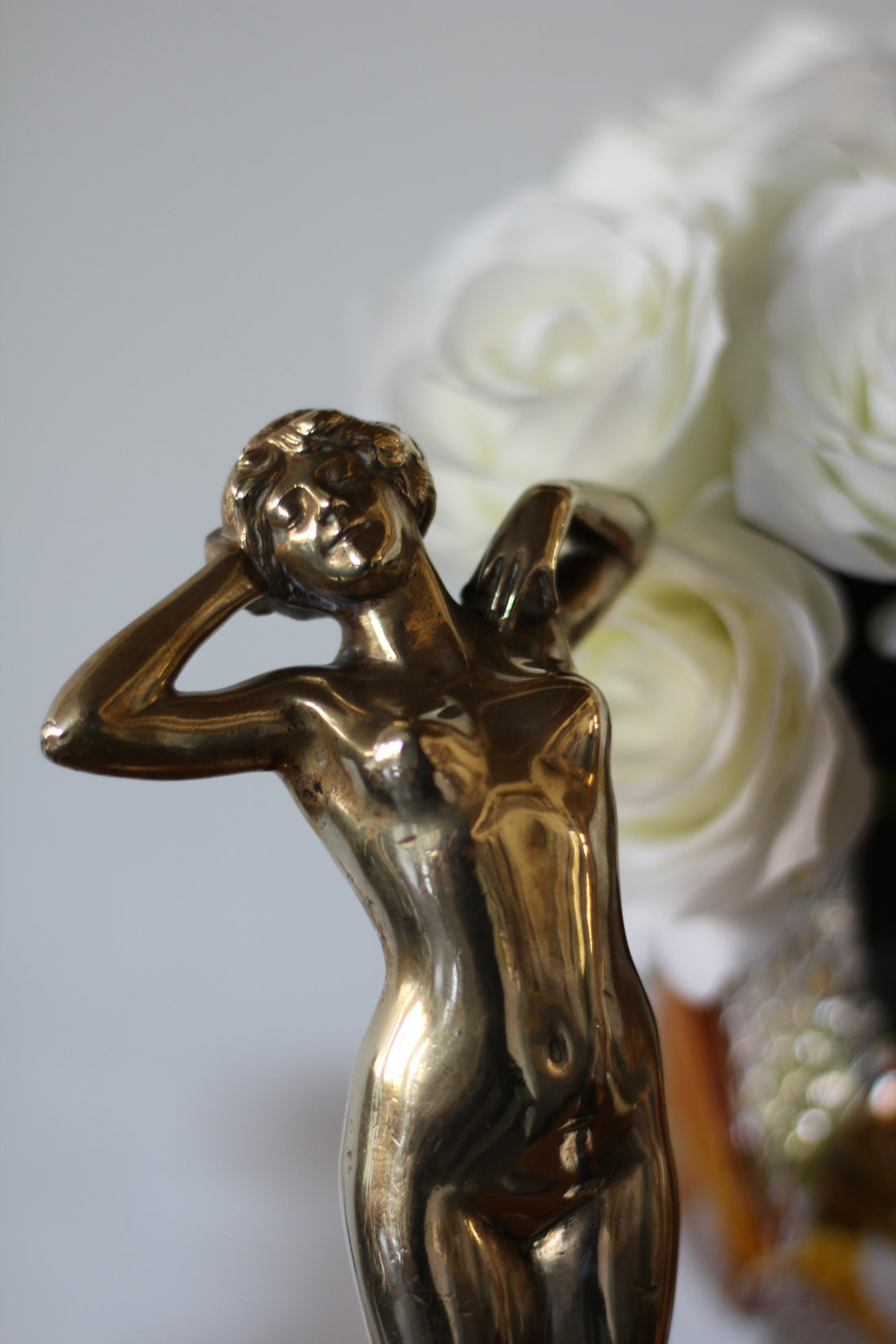 "Premier frisson" - bronze doré Art Nouveau signé Louis Oury, vers 1900