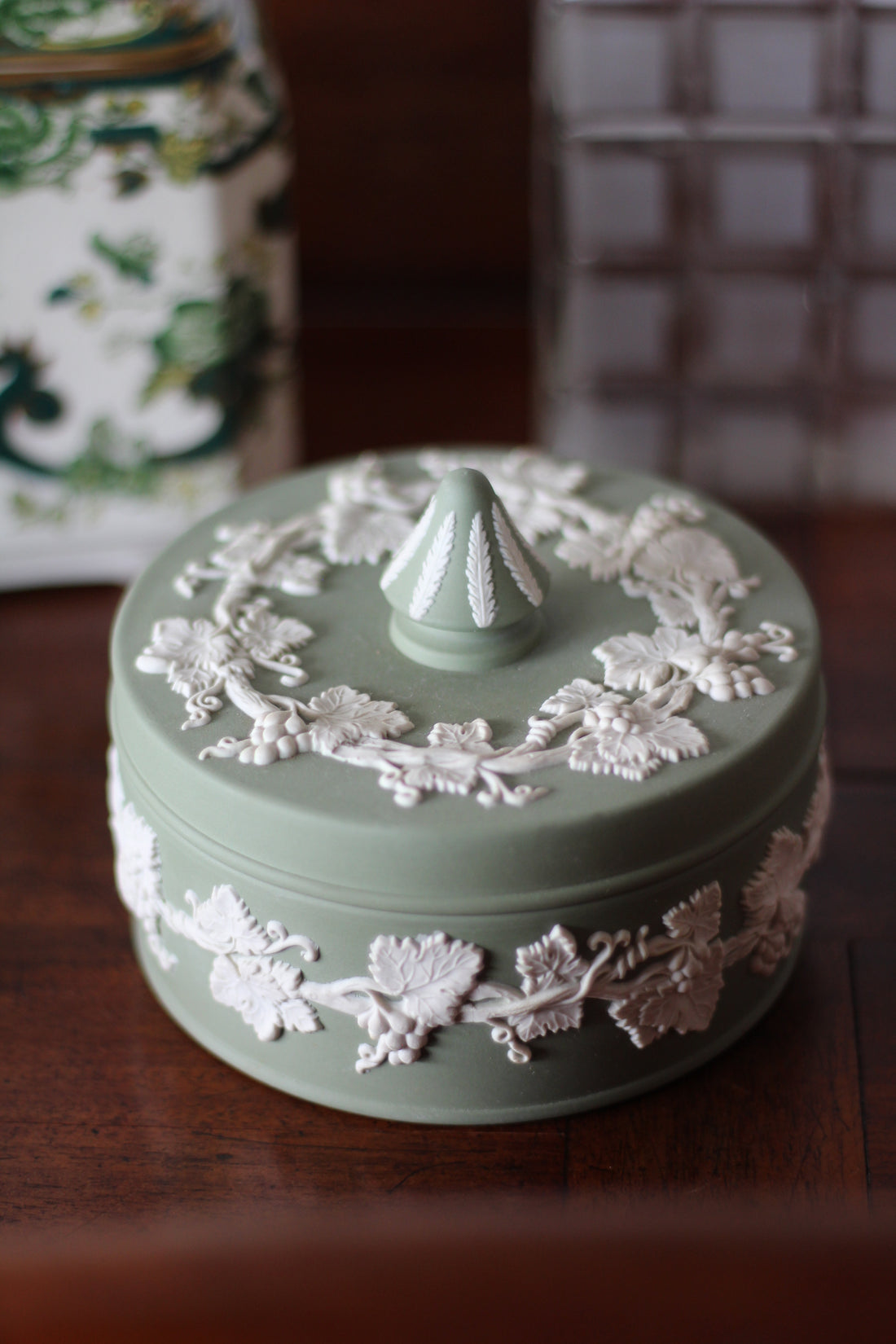 Boîte Wedgwood en jasper - Angleterre, années 1970