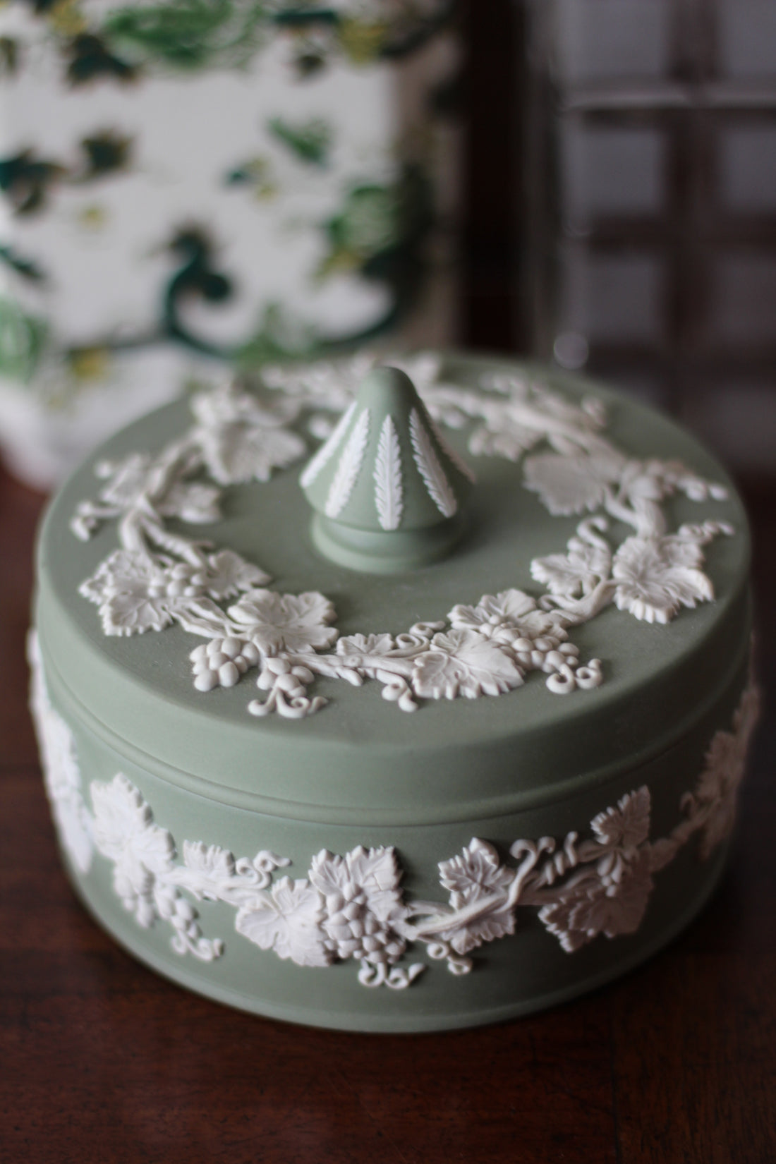 Boîte Wedgwood en jasper - Angleterre, années 1970