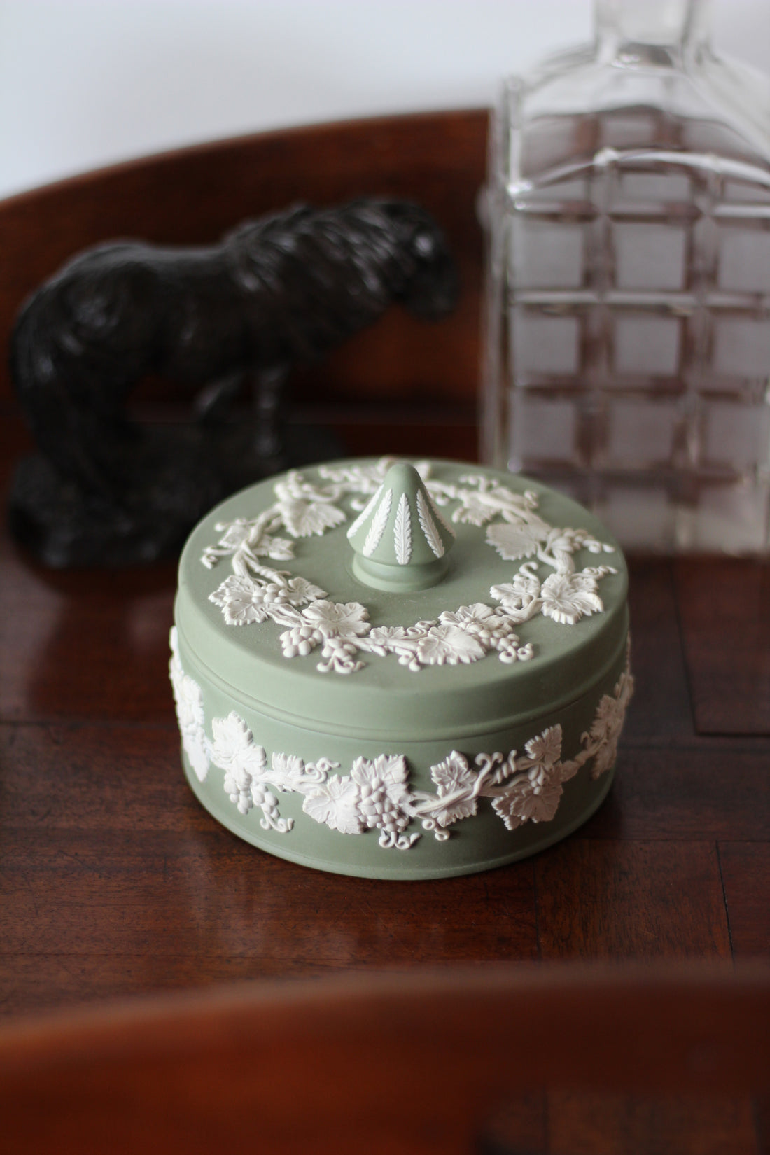 Boîte Wedgwood en jasper - Angleterre, années 1970