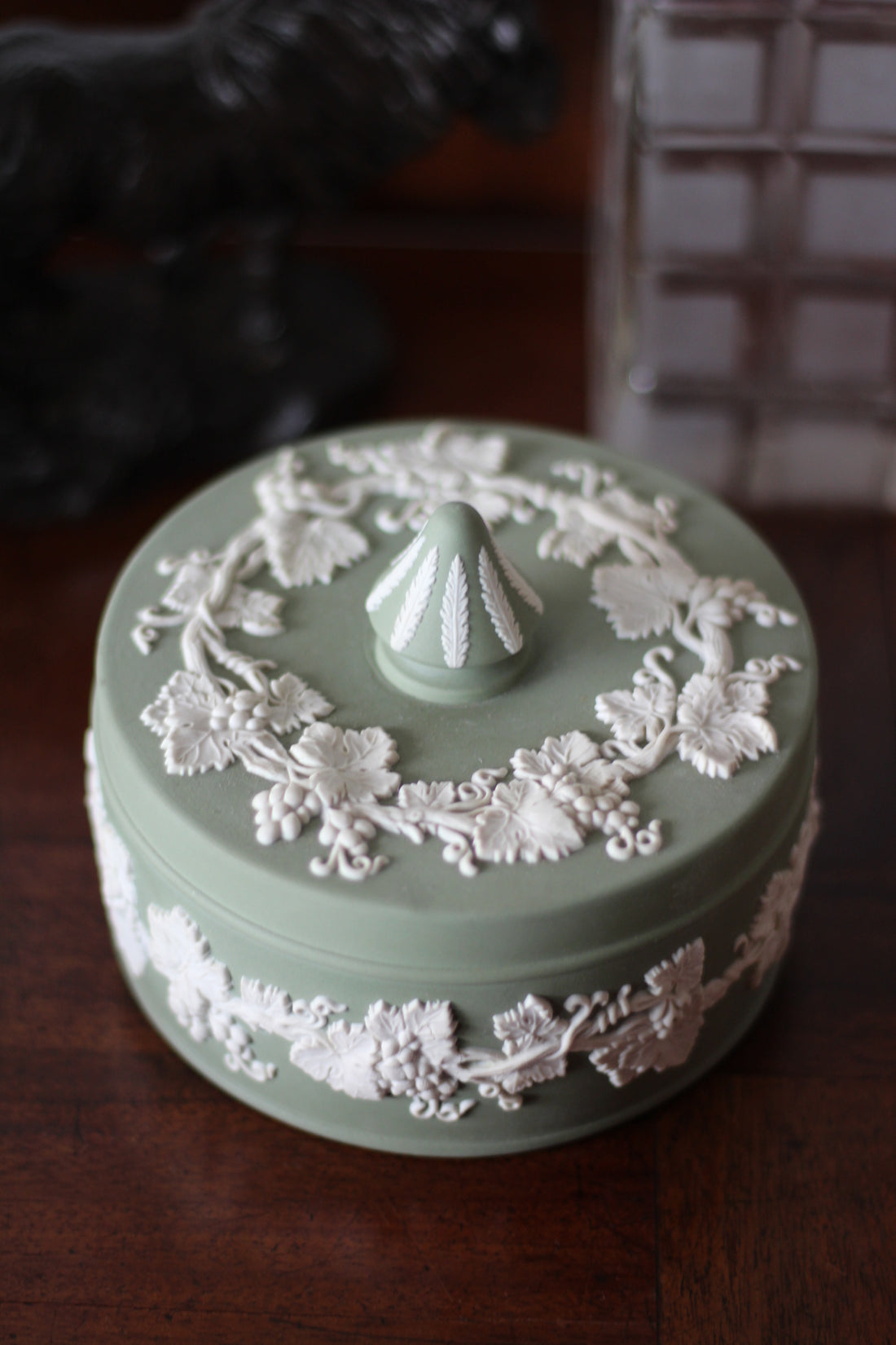 Boîte Wedgwood en jasper - Angleterre, années 1970