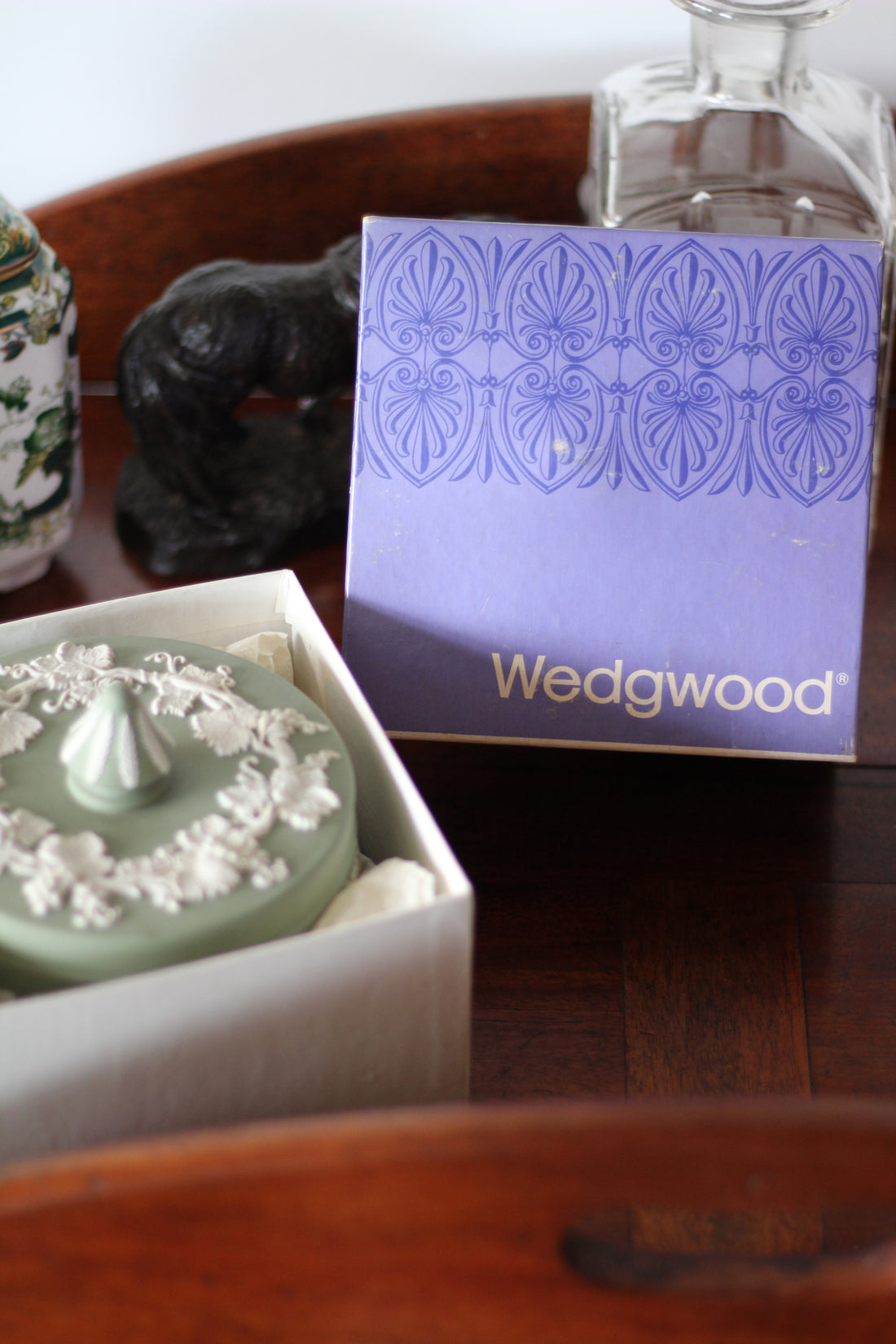 Boîte Wedgwood en jasper - Angleterre, années 1970