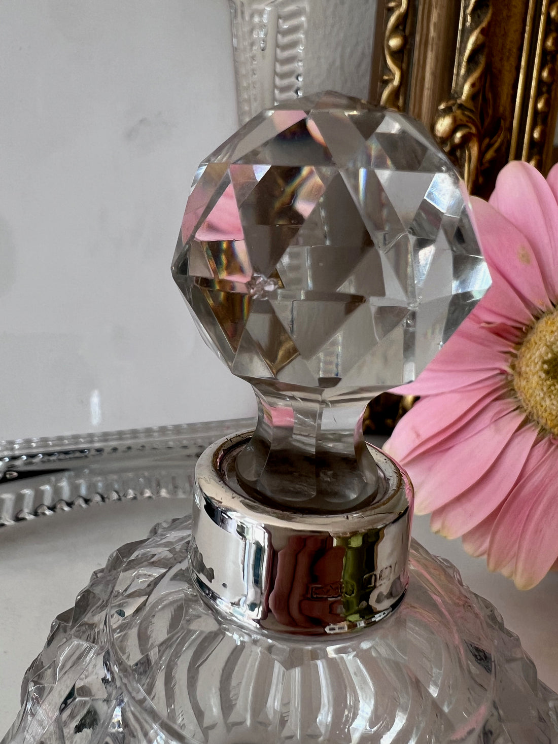 Flacon de parfum anglais 1903 argent