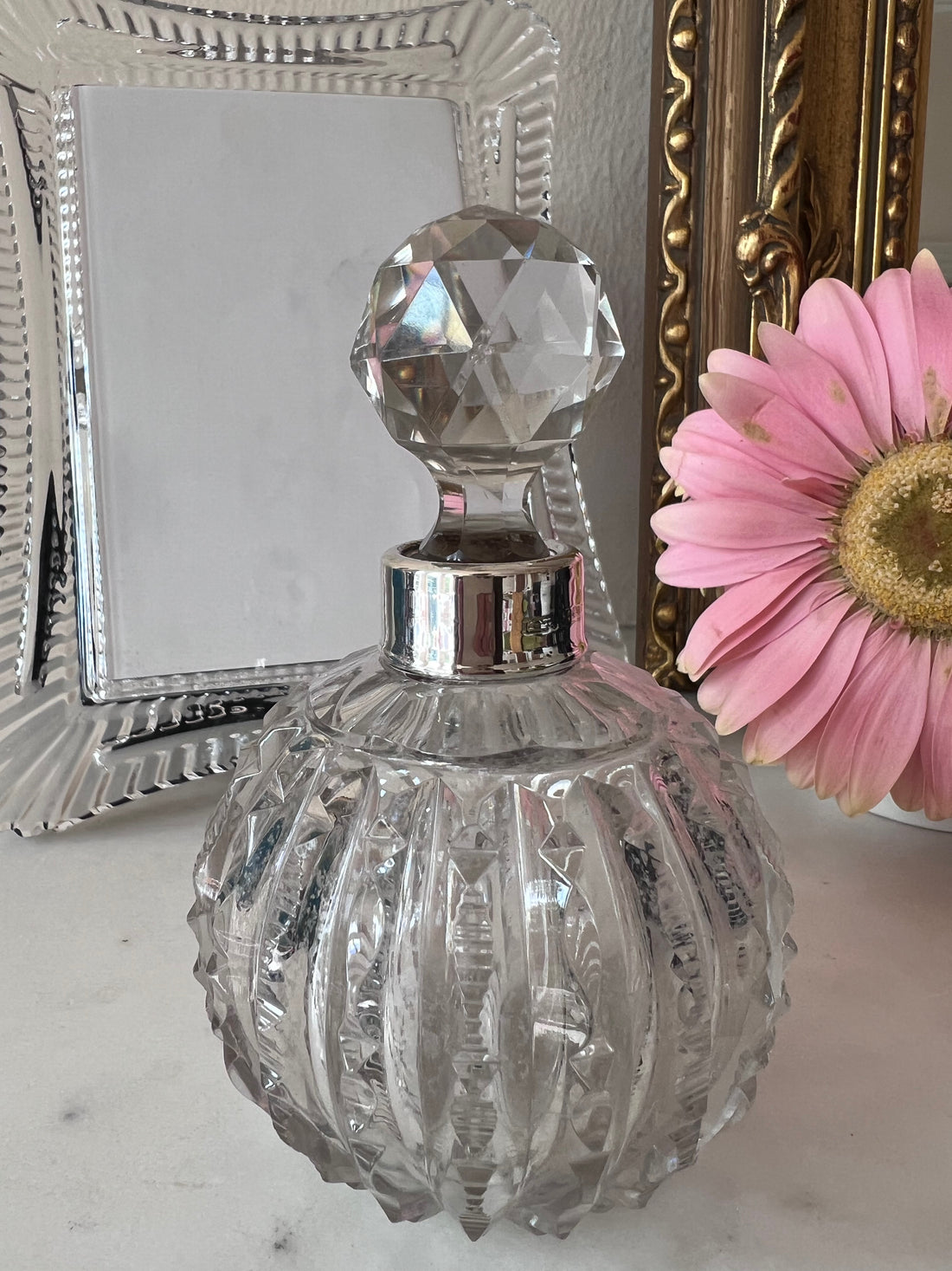 Flacon de parfum anglais 1903 argent