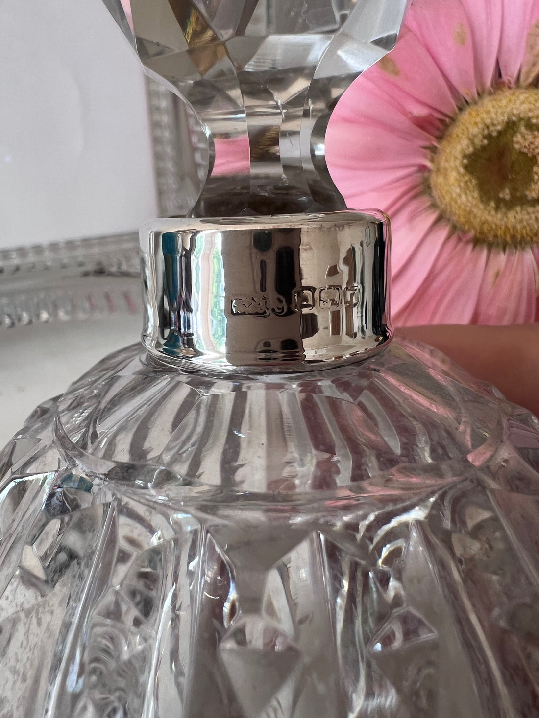 Flacon de parfum anglais 1903 argent