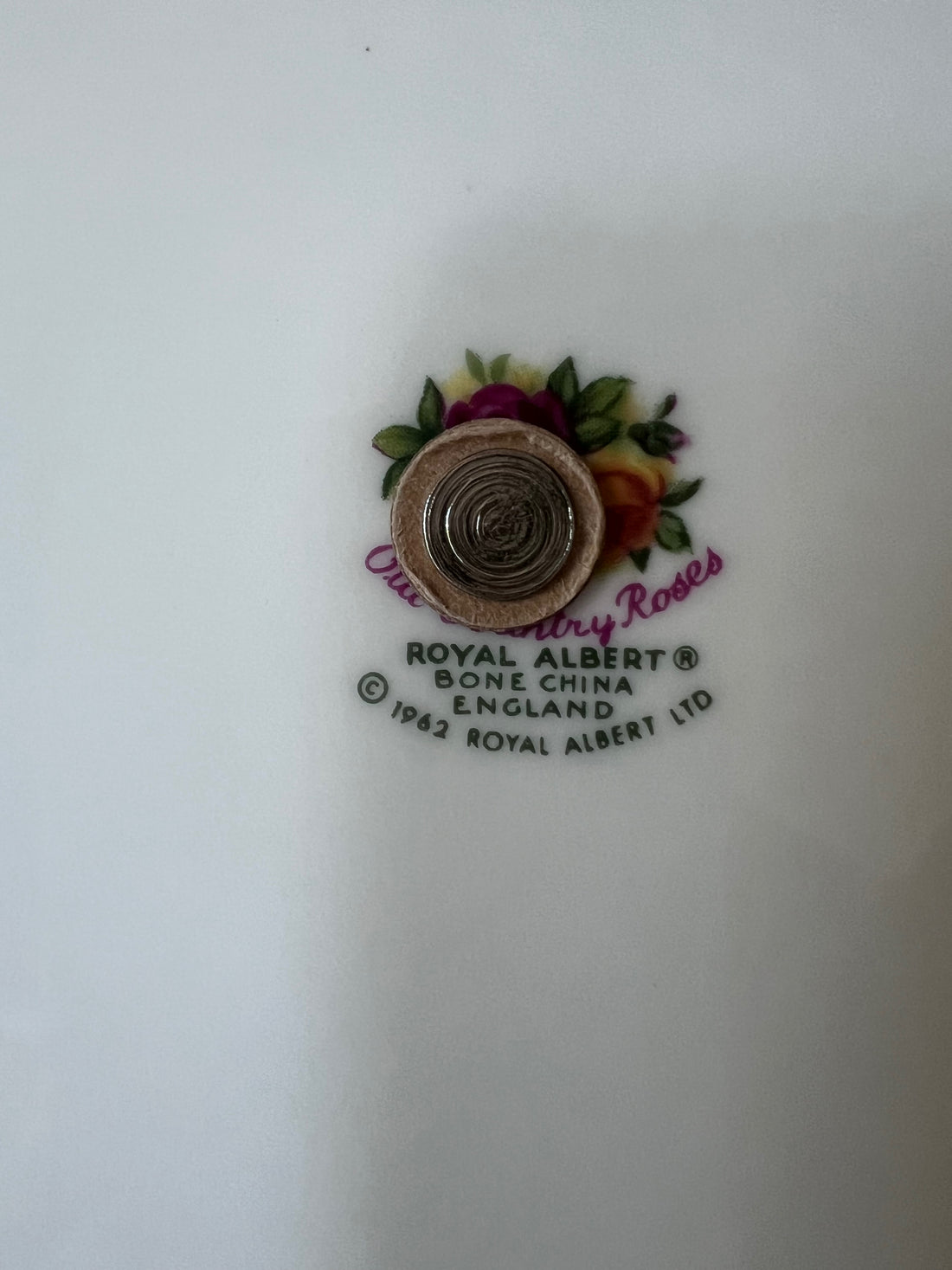 Présentoir anglais aux roses