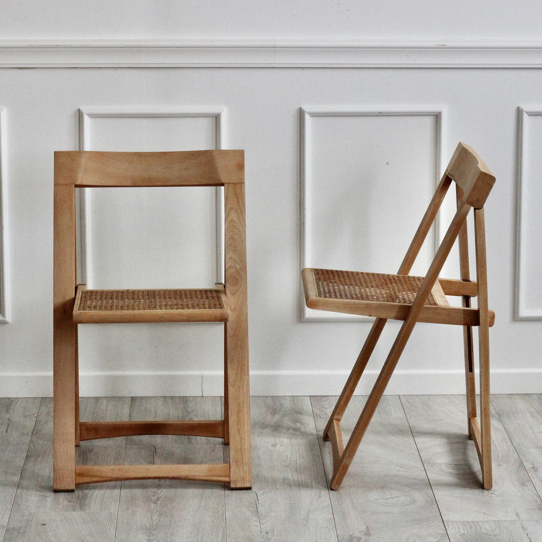 Paire de chaises pliantes Aldo Jacober