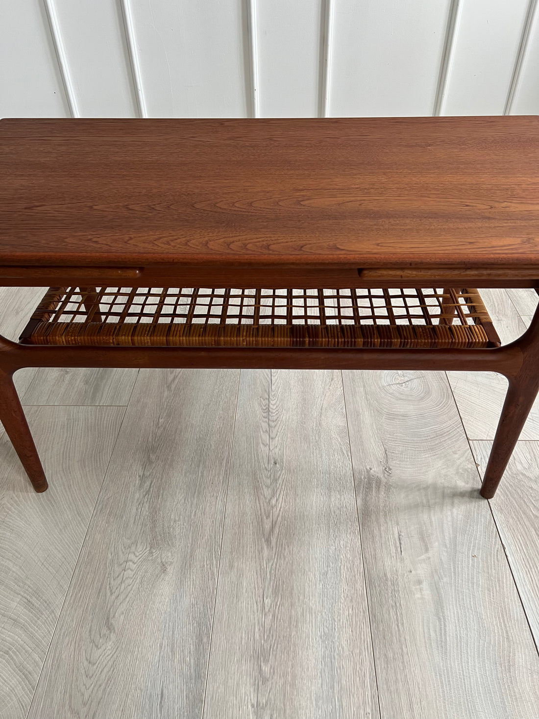 Table basse à rallonges en teck Trioh- Danemark - 1960