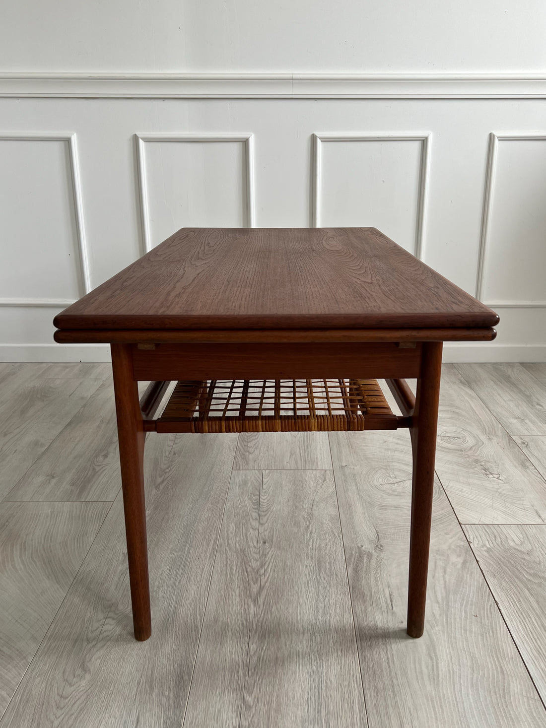 Table basse à rallonges en teck Trioh- Danemark - 1960