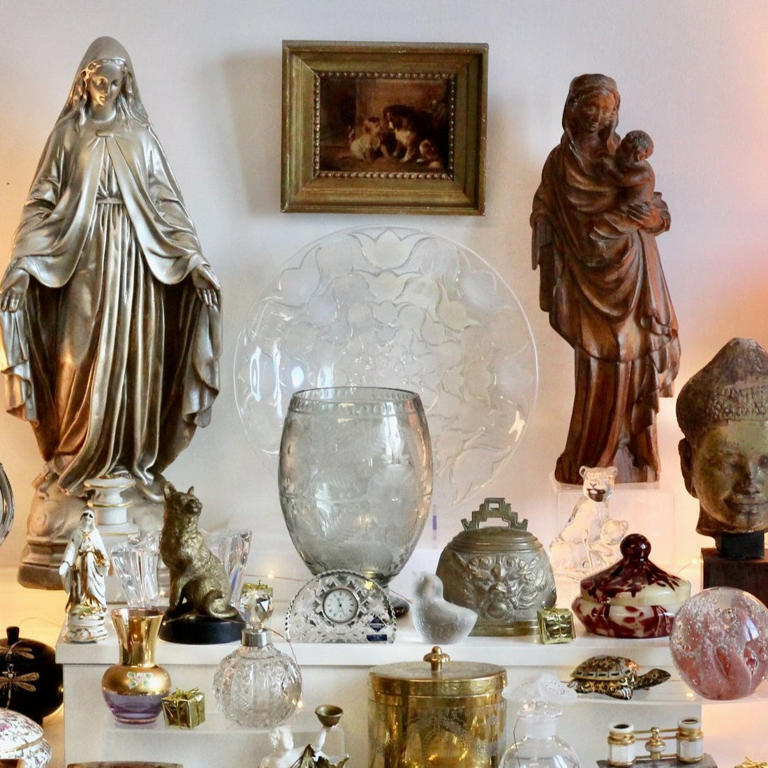 Coupe René Lalique modèle Campanules
