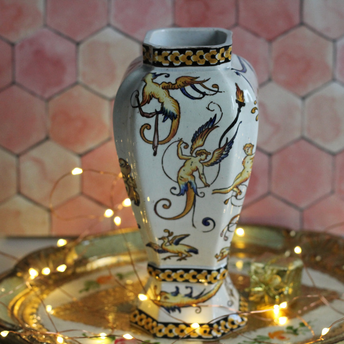 Vase Gien fin XIXème