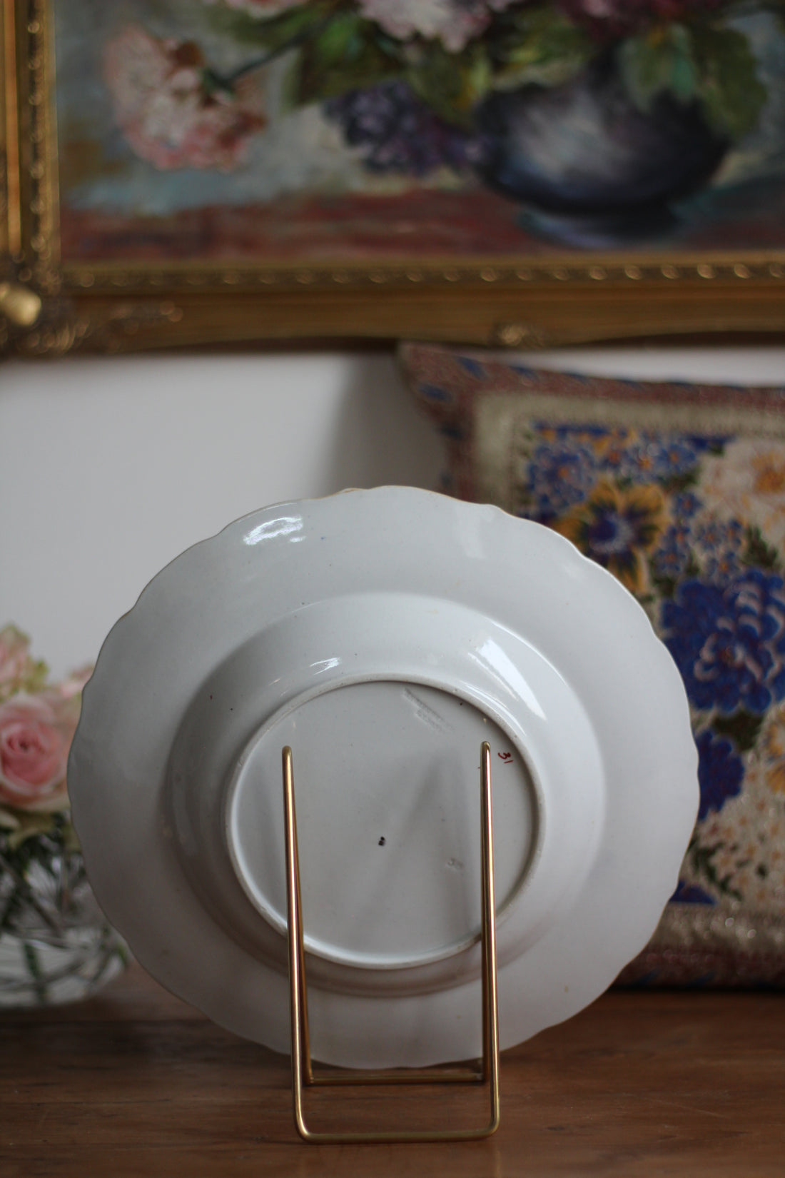 Assiette anglaise victorienne 1850