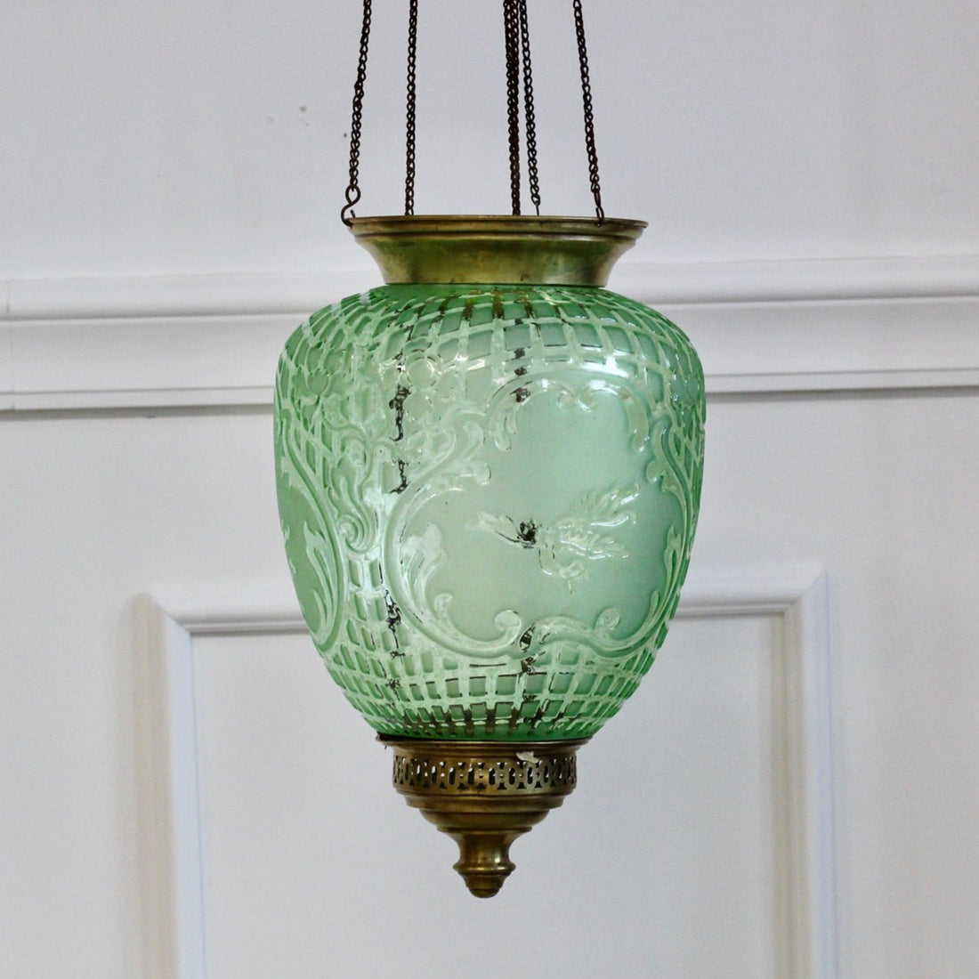 Lanterne Baccarat Art Nouveau