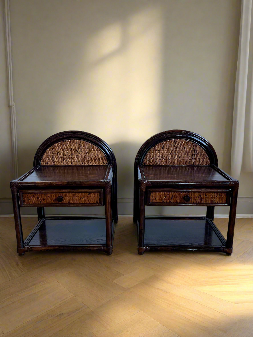 Paire de chevets Maugrion pour Roche-Bobois 1970 (livraison incluse)