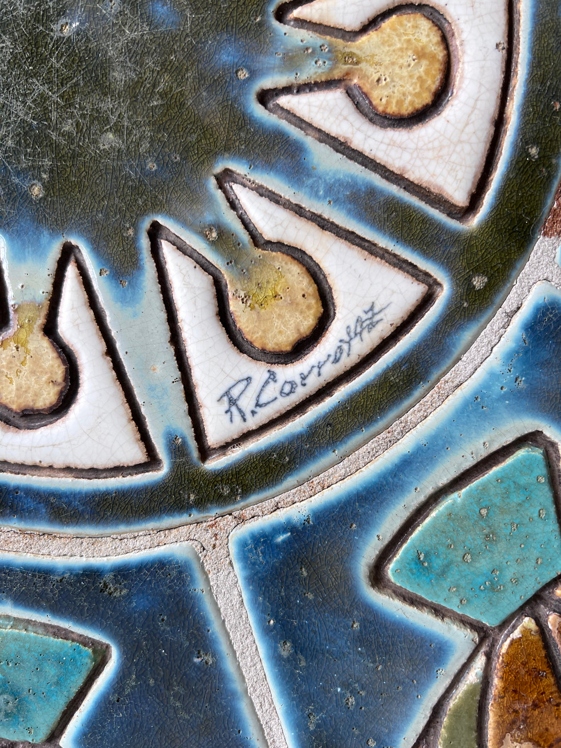 Table basse Vallauris Raymond Corroyez -1960 (livraison incluse)