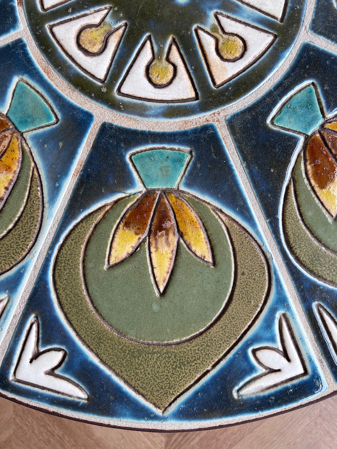 Table basse Vallauris Raymond Corroyez -1960 (livraison incluse)