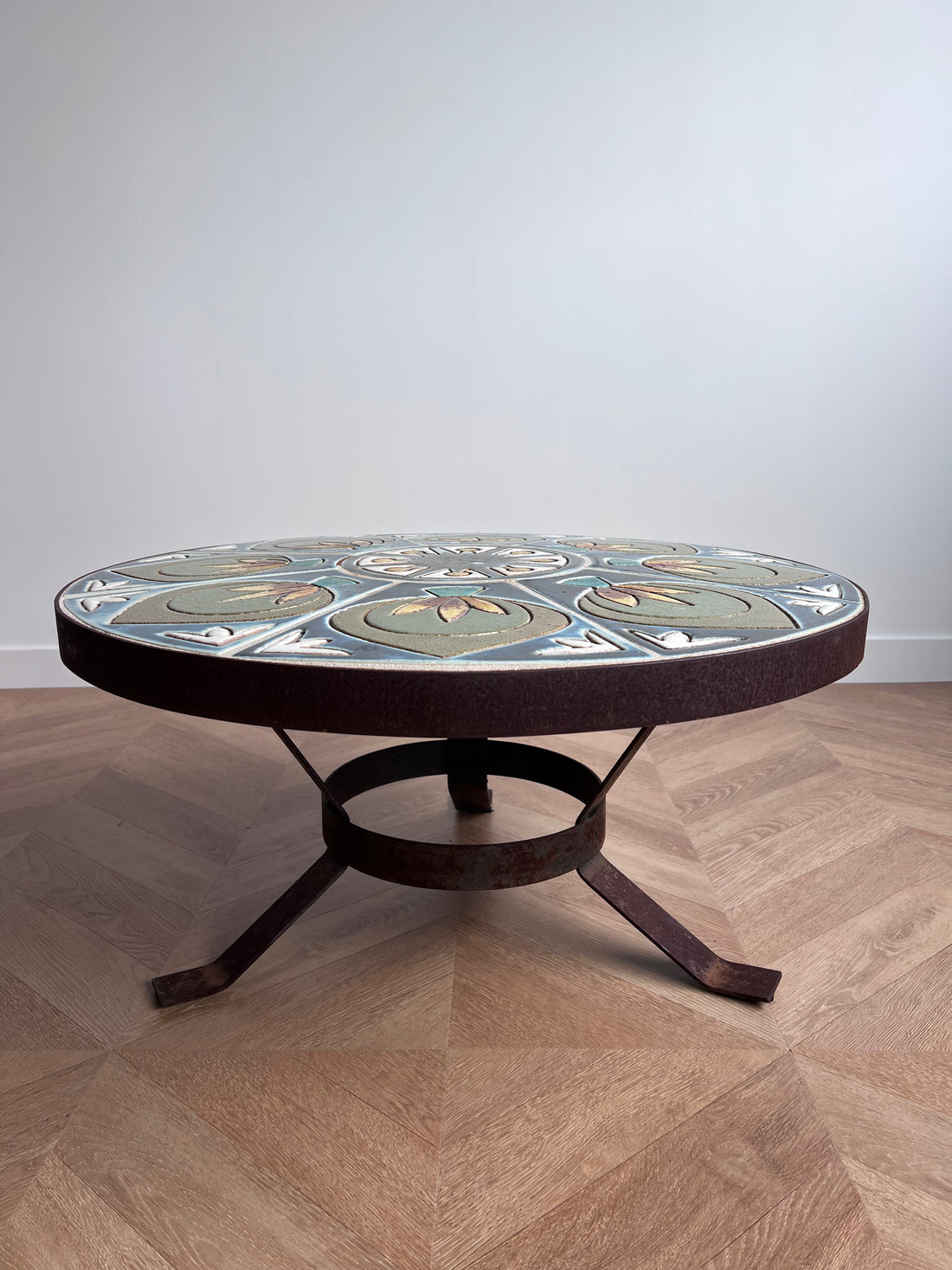 Table basse Vallauris Raymond Corroyez -1960 (livraison incluse)