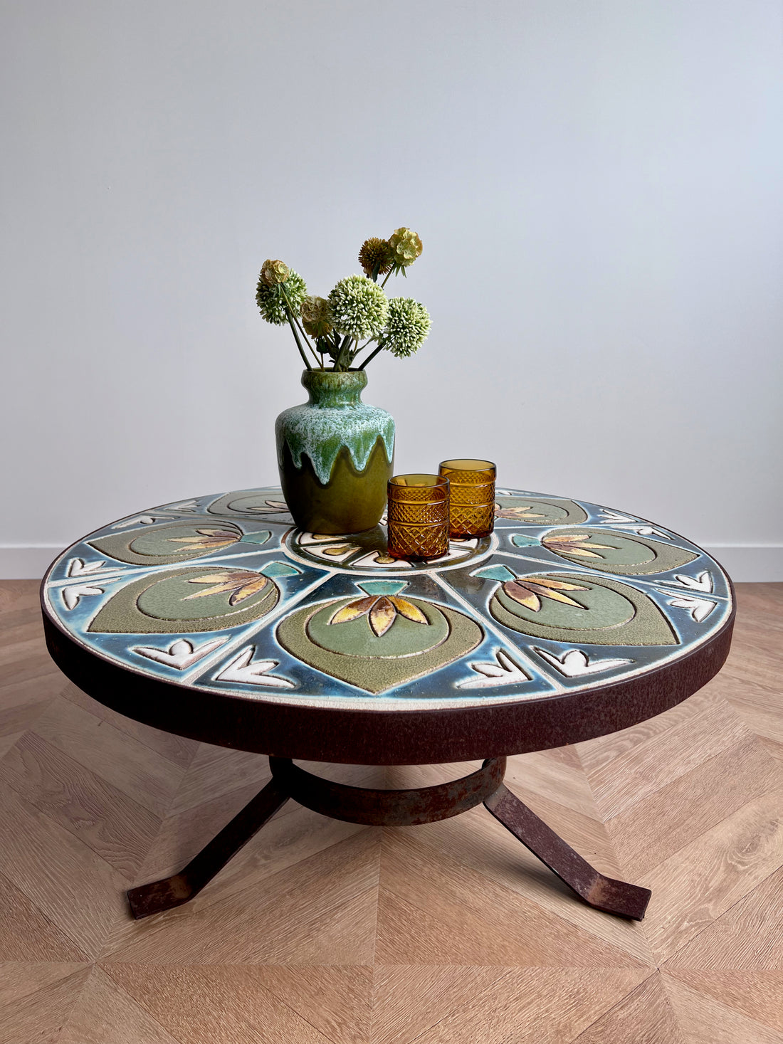 Table basse Vallauris Raymond Corroyez -1960 (livraison incluse)