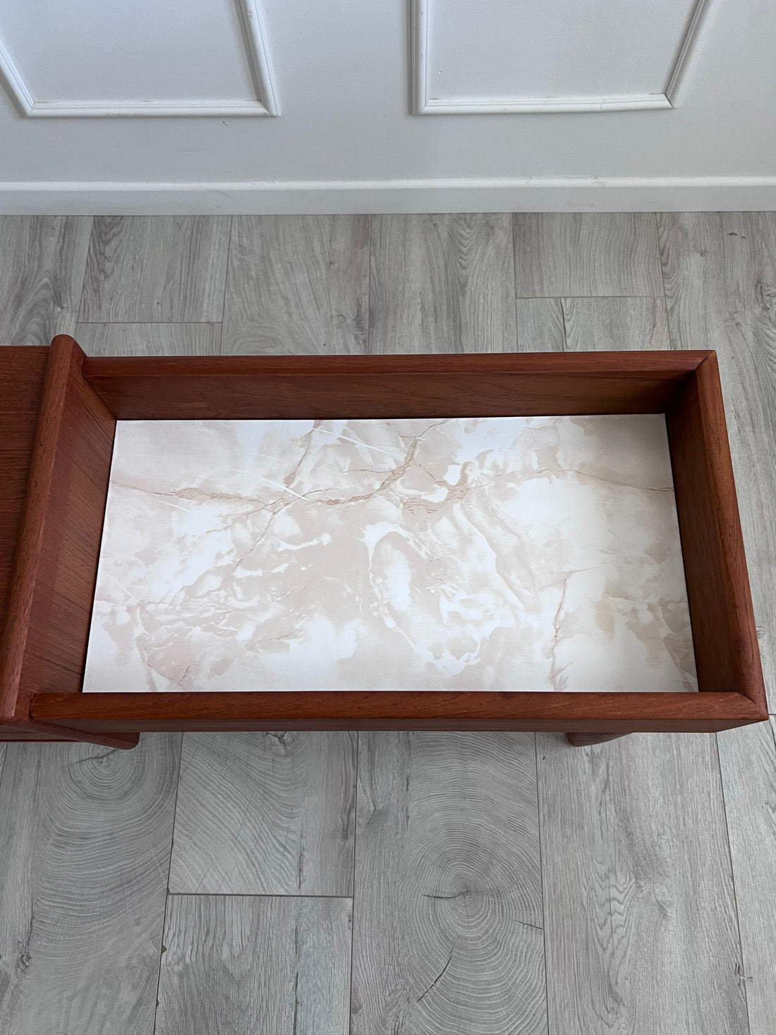 Jardinière en teck Arne Iversen - Danemark - 1960 (livraison incluse)