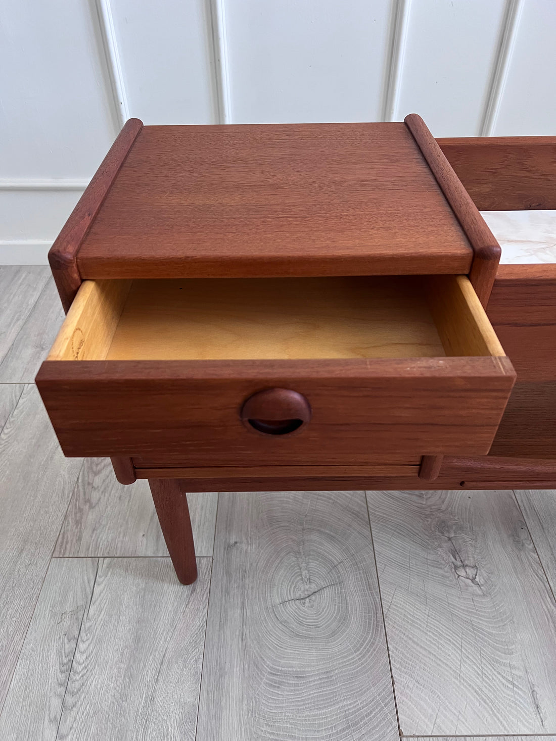 Jardinière en teck Arne Iversen - Danemark - 1960 (livraison incluse)