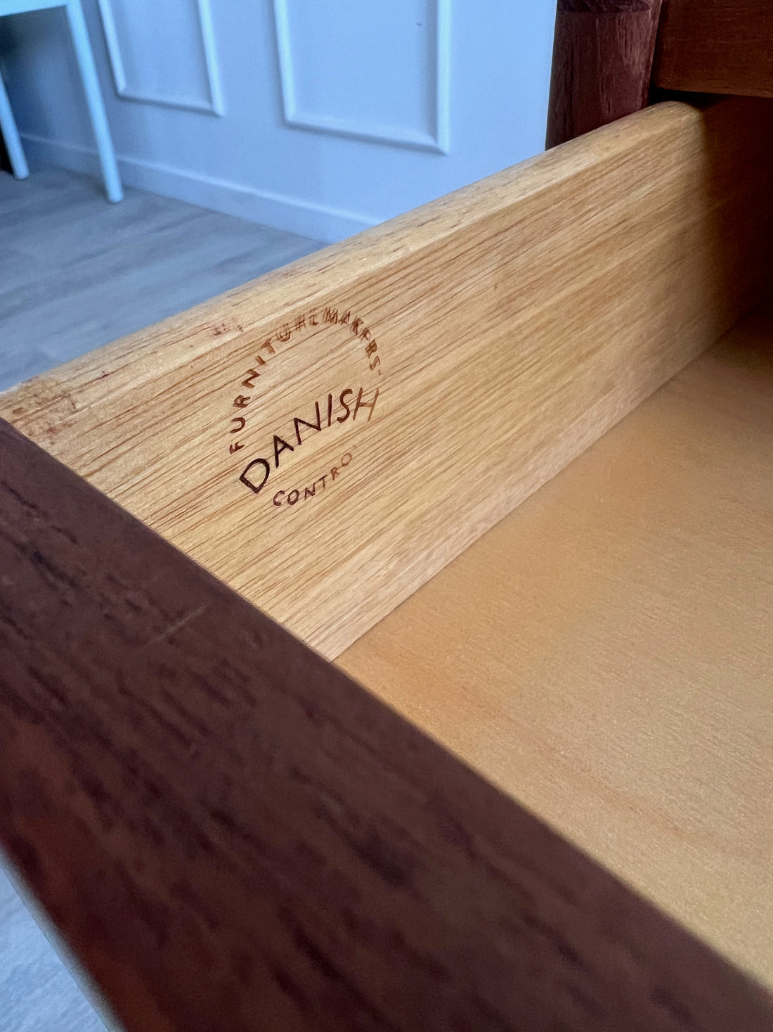 Jardinière en teck Arne Iversen - Danemark - 1960 (livraison incluse)